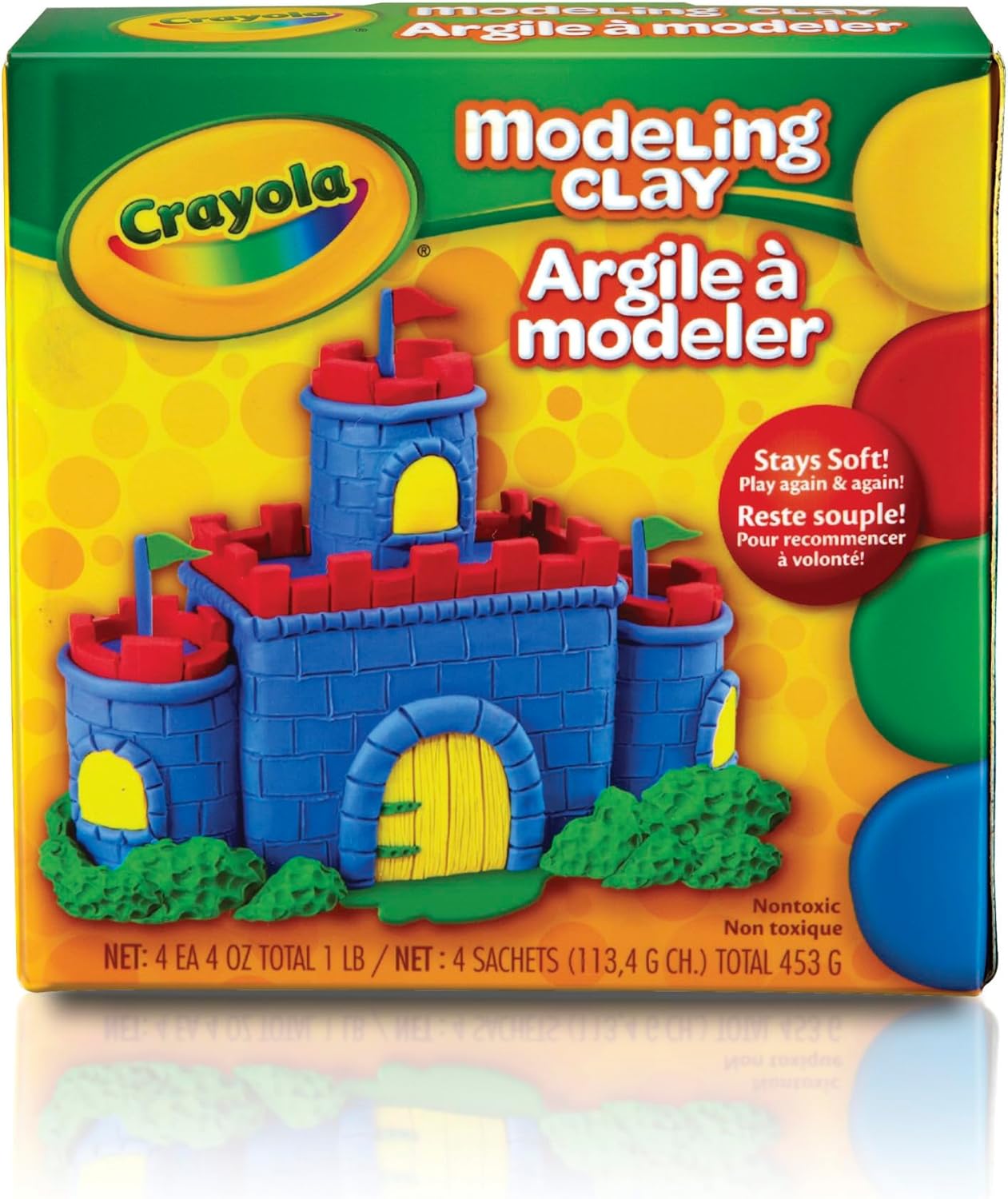  Crayola Modeling Clay, 4 Colors 