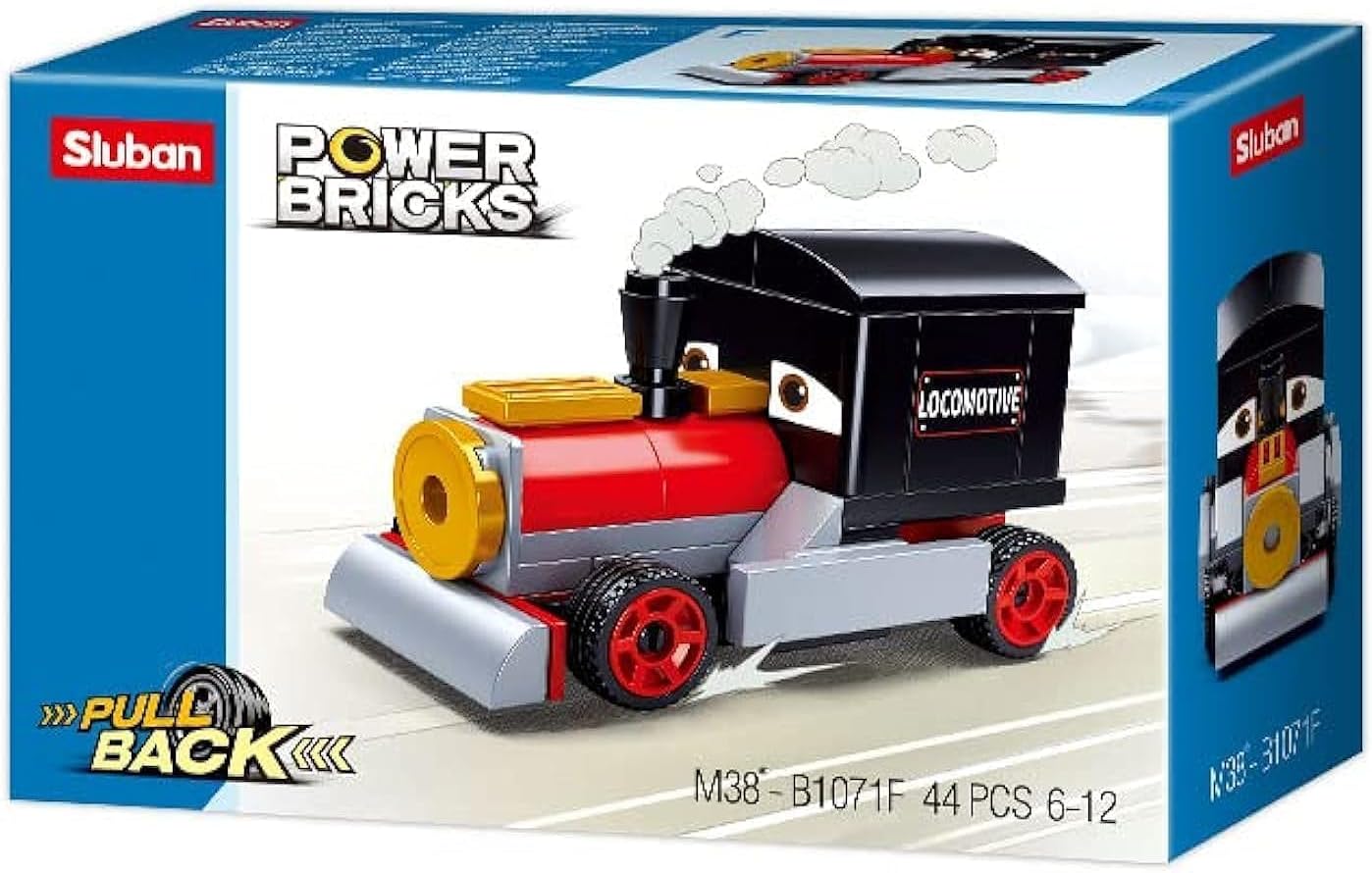  Sluban Power Bricks Steam Train - 44 pieces 
