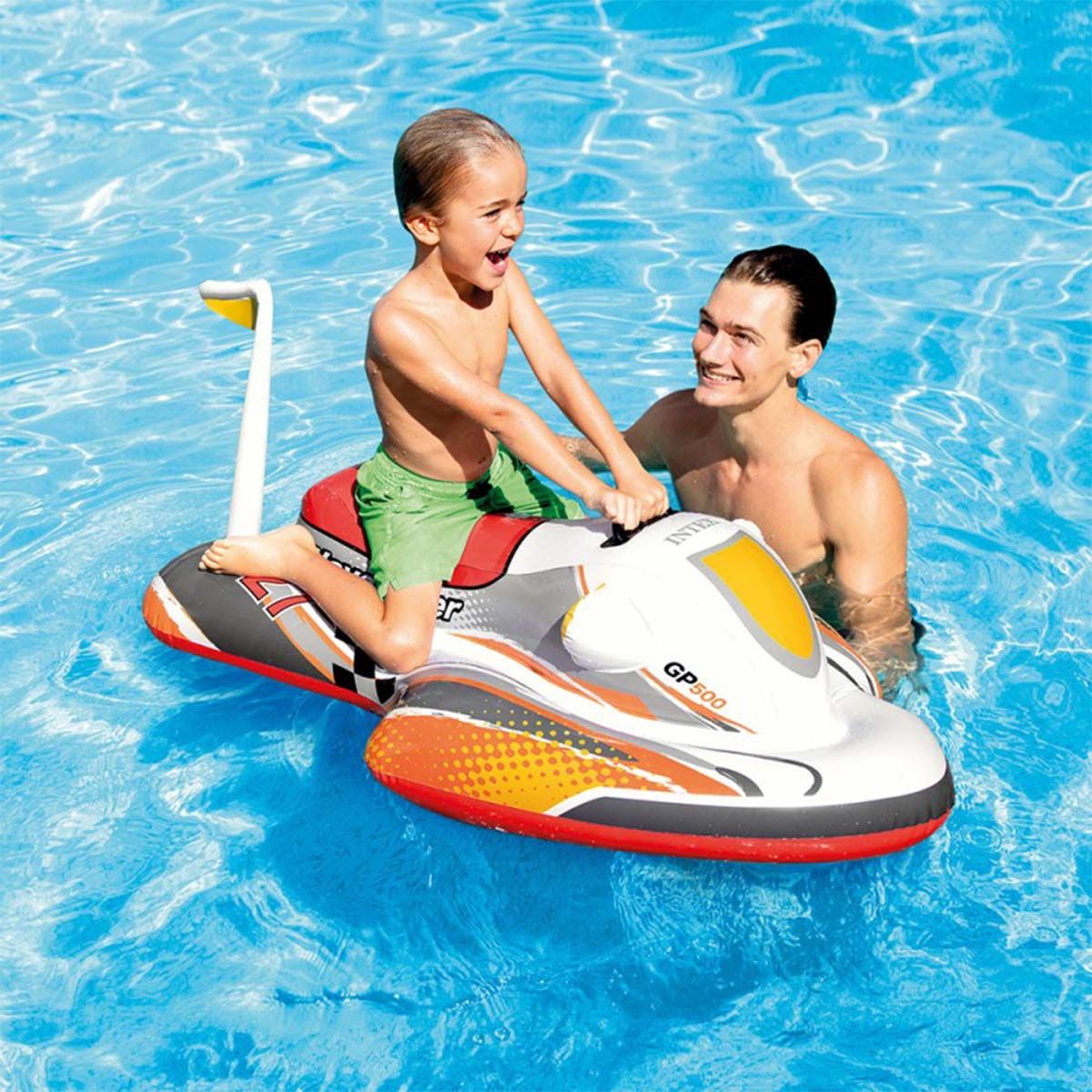  Intex Wave Rider Inflatable Jet Ski For Kids - Water Toys & Pools 