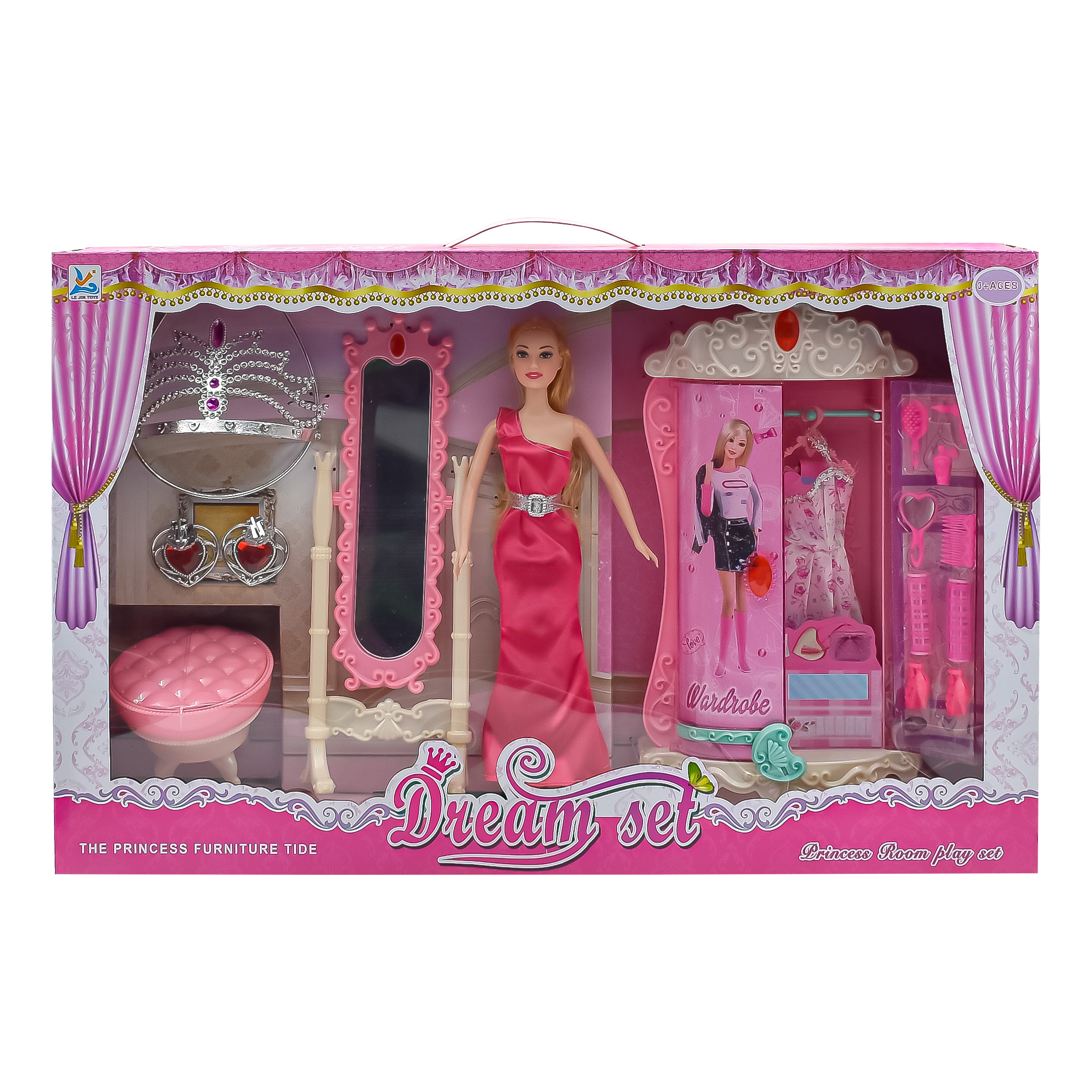  Princess bedroom set complete with accessories 