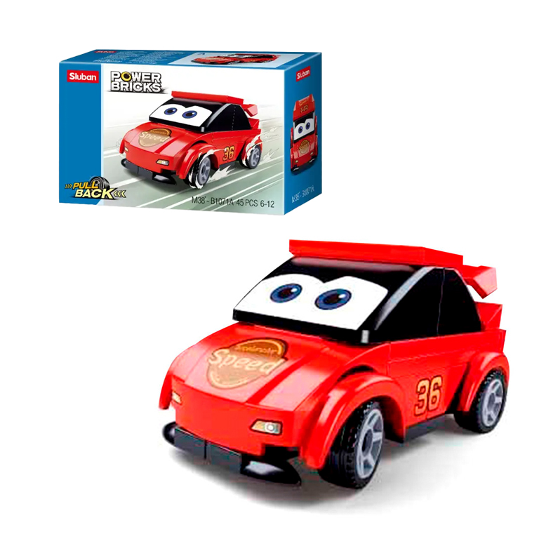  Sluban Power Bricks Red Race Car - 45 pieces 