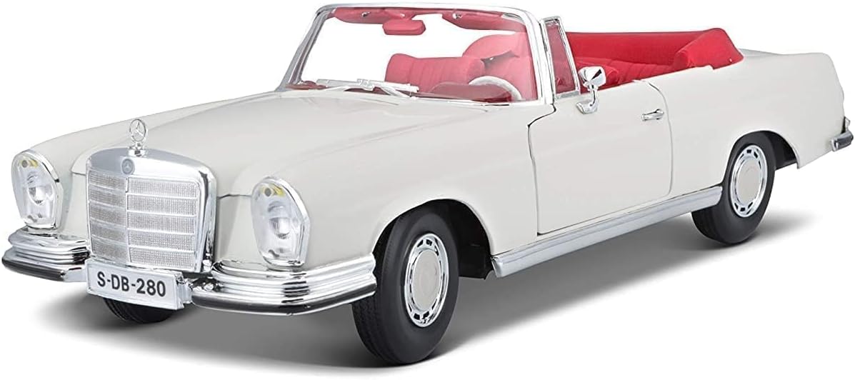  مايستو 1:18 إصدار خاص 1967 مرسيدس بنز 280SE كابريوليه - العاب السيارات 