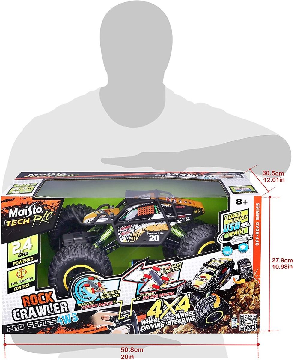  Maisto Remote Control Rock Crawler Pro 2.4GHZ 