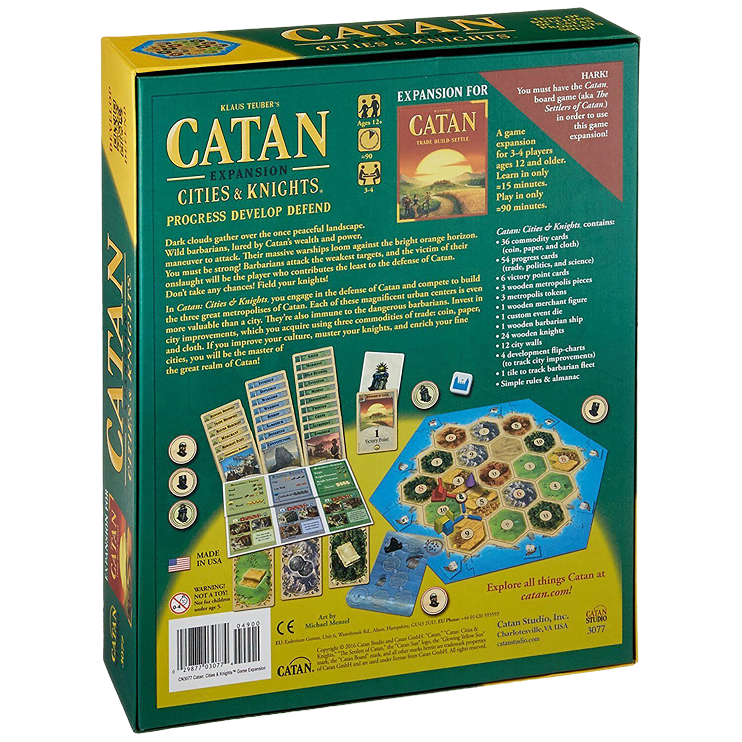  العاب جماعية - لعبة كاتان الاستراتيجية - لغة انجليزية - CATAN: Cities 