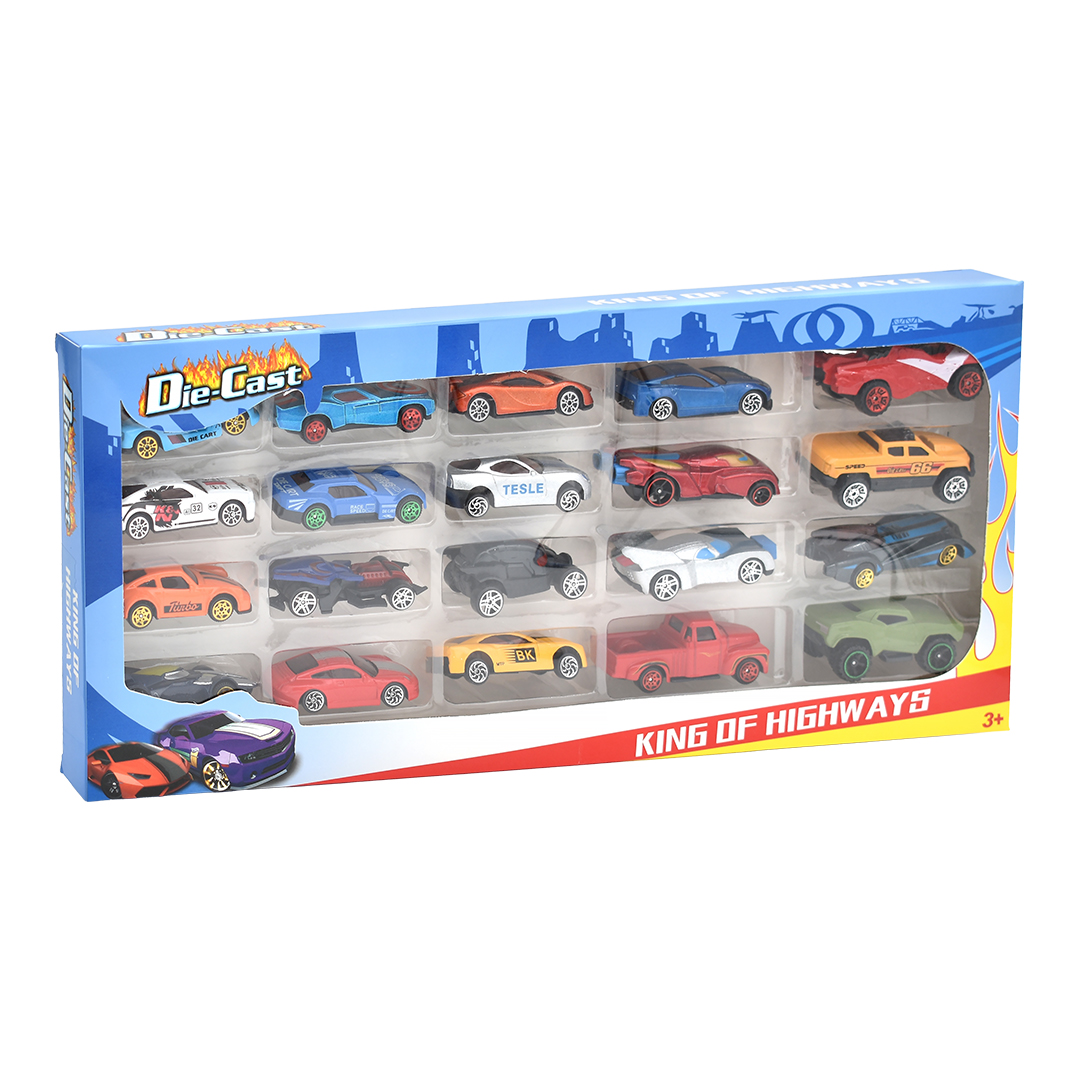  مجموعة سيارات لعب مصبوبة Die-Cast متنوعة - سيارات 