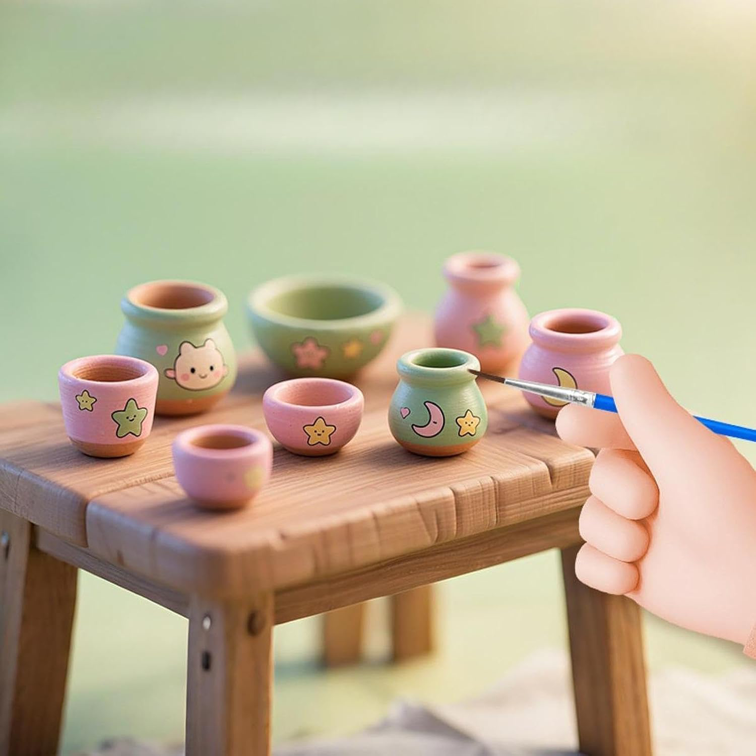  آلة صنع الفخار الكهربائية للأطفال - ألعاب الفنون والأعمال اليدوية 