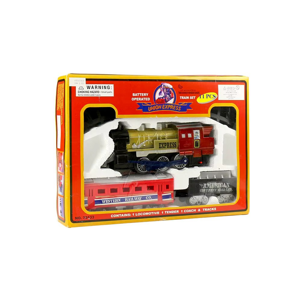  Union Express Battery Operated Train Set 11Pcs. 