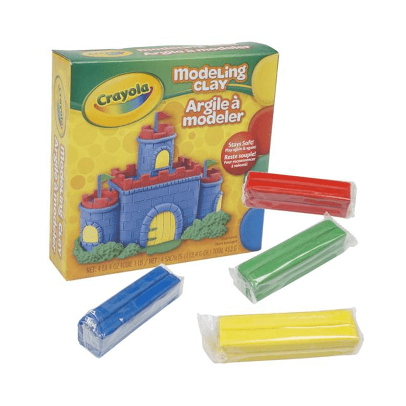  Crayola Modeling Clay, 4 Colors 