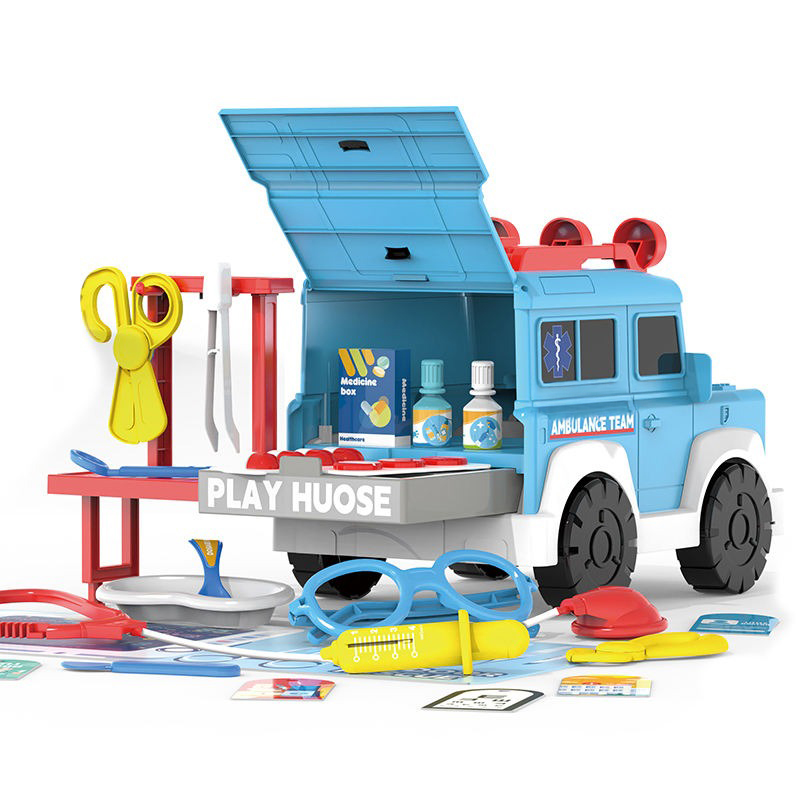  Ambulance Doctor Kit - 27 Pieces - Pretend Play 