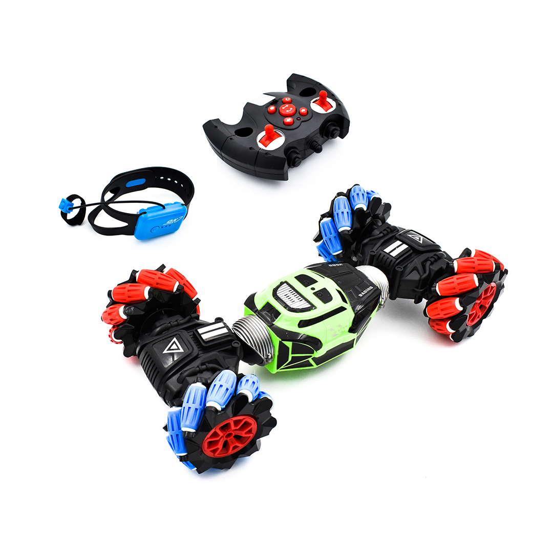  Hyper Active Stunt Car Toy With Remote Control 