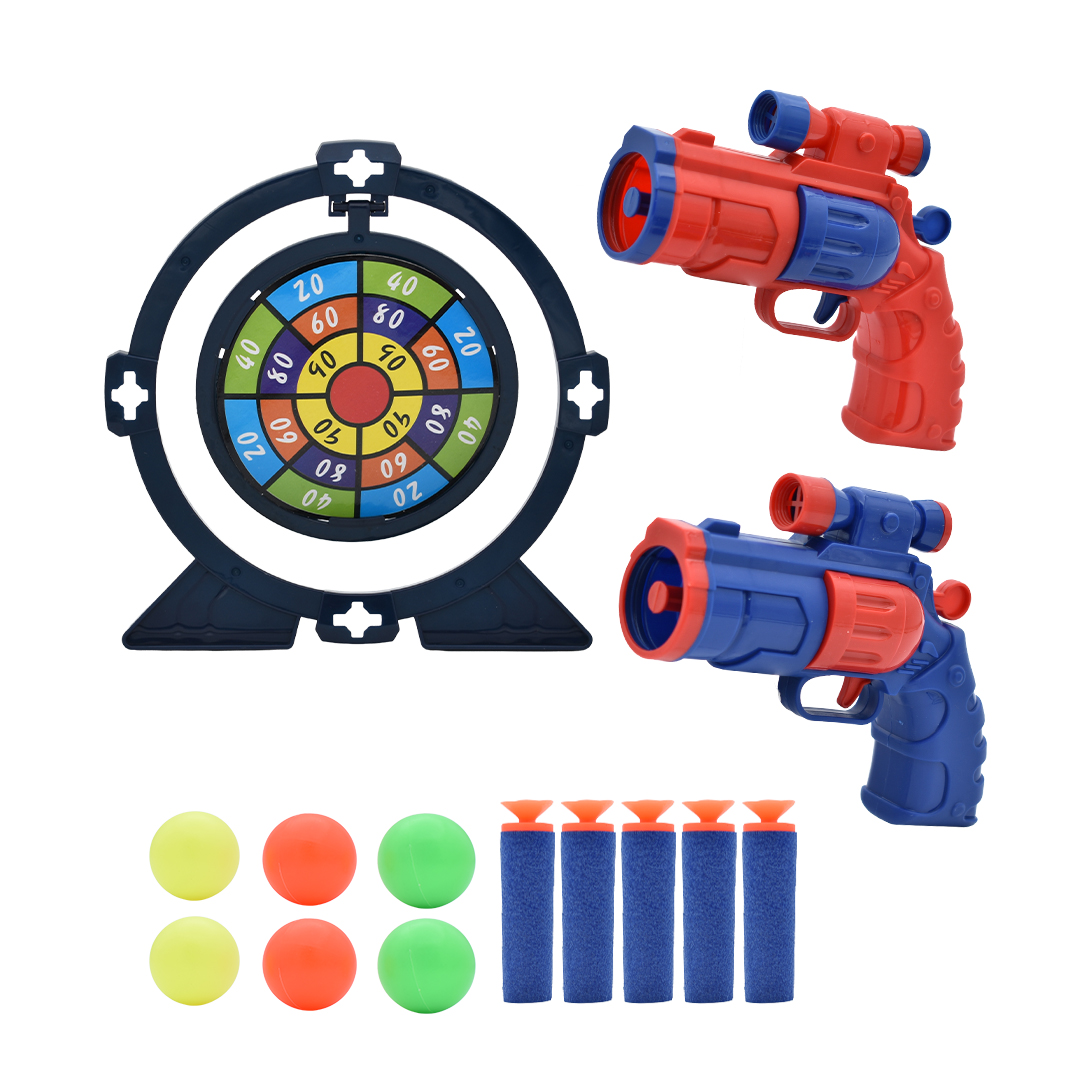  A Set Of Shooting Pistols With A Target - Fighting Games 