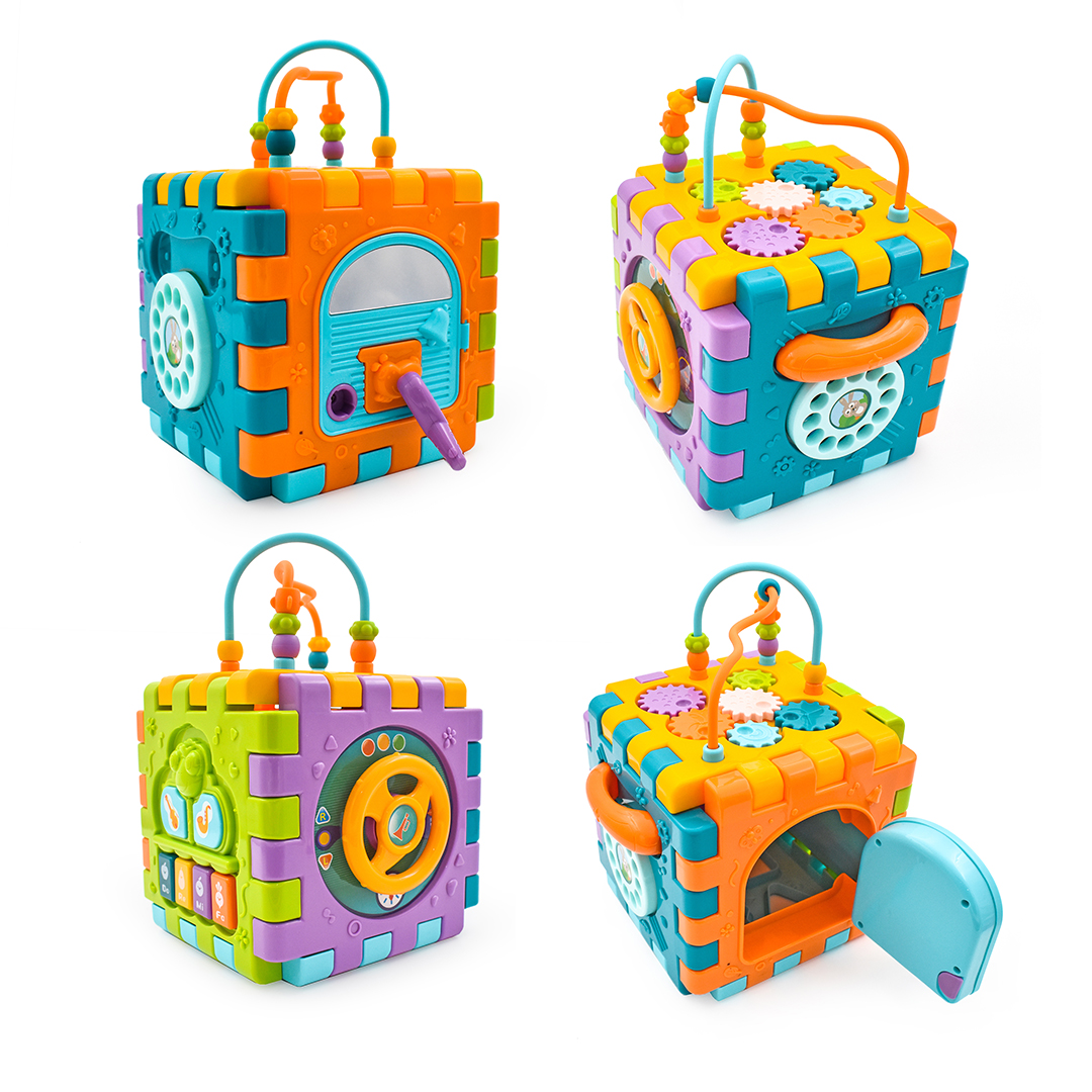  Baby & Toddler Activity Cube 6 In 1 – Toys For 1 – 2 Year Old 