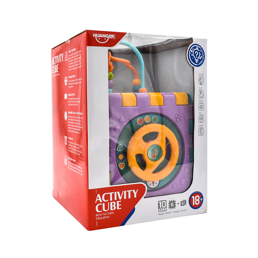  Baby & Toddler Activity Cube 6 In 1 – Toys For 1 – 2 Year Old 