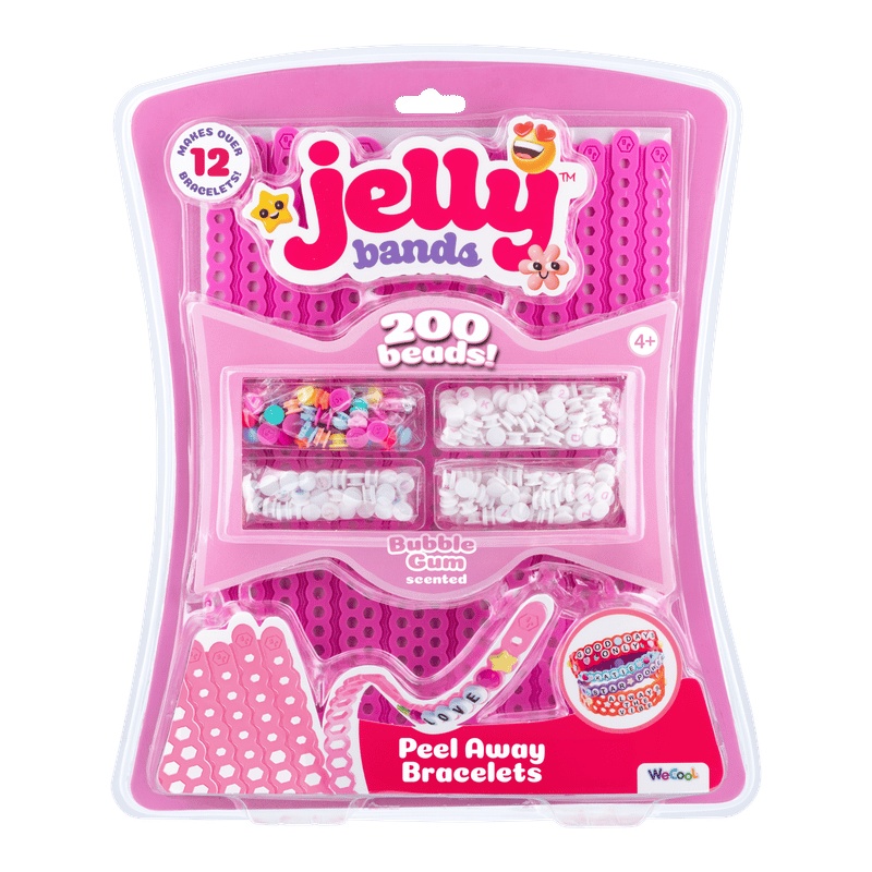  مجموعة WeCool Jelly Bands لصنع أساور يدوية سهلة التقشير - رائحة حلوي العلك 