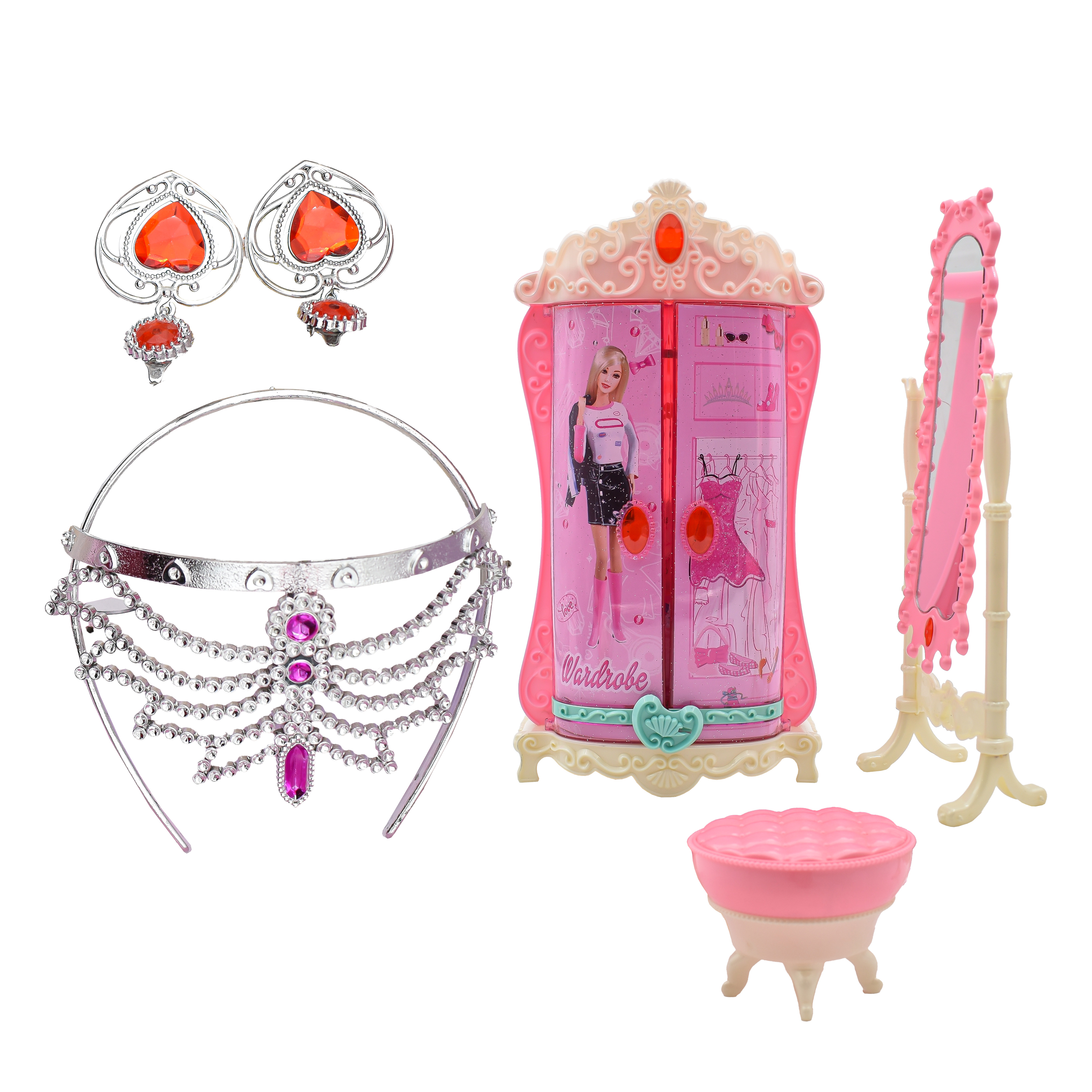  Princess bedroom set complete with accessories 
