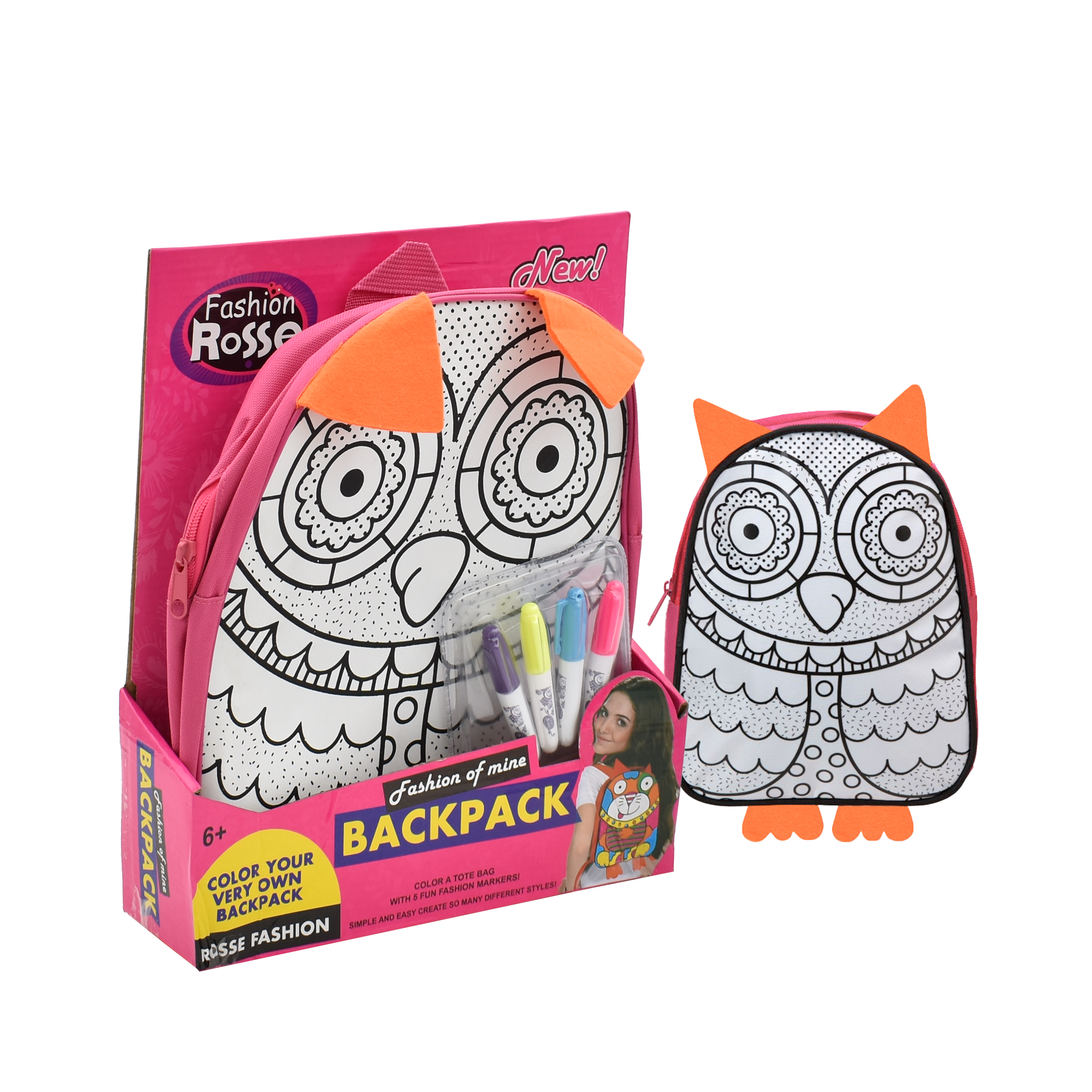  Coloring Bag + 4 Coloring Pens  
