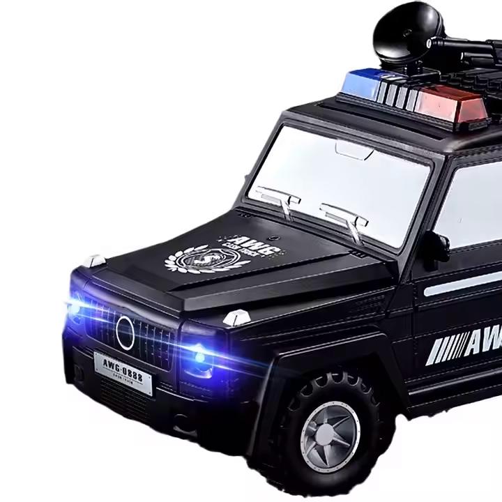  An Electronic Money Box In The Shape Of A Police Car 