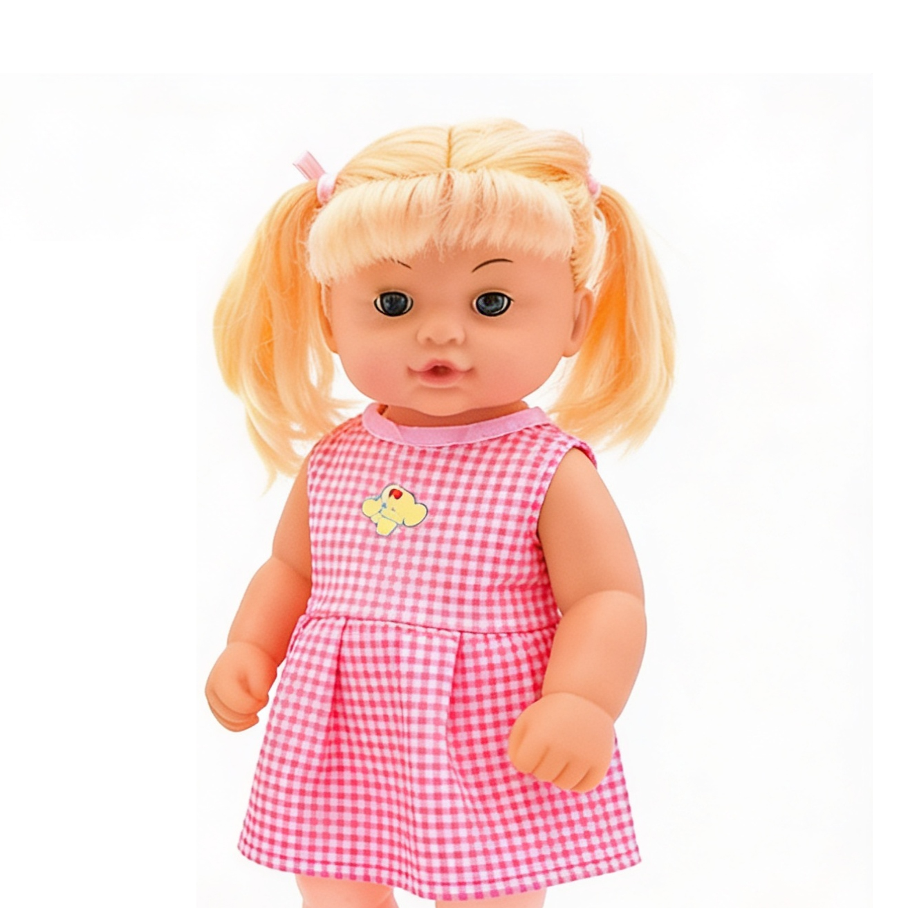  Cute Baby Doll - With Toilet Seat And Baby Bottle 