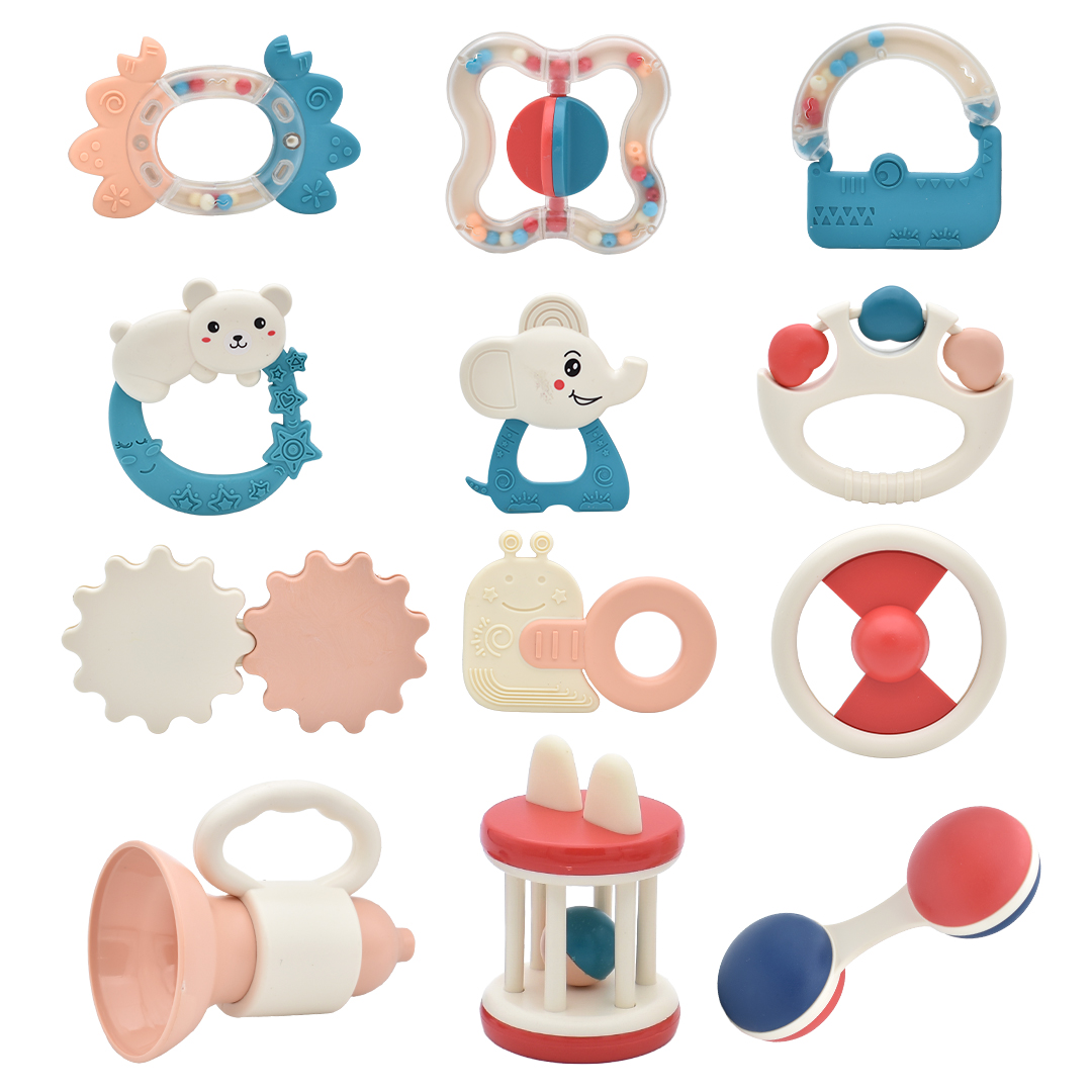  Rattle Toy Set - 12 Pieces - Baby Toys 