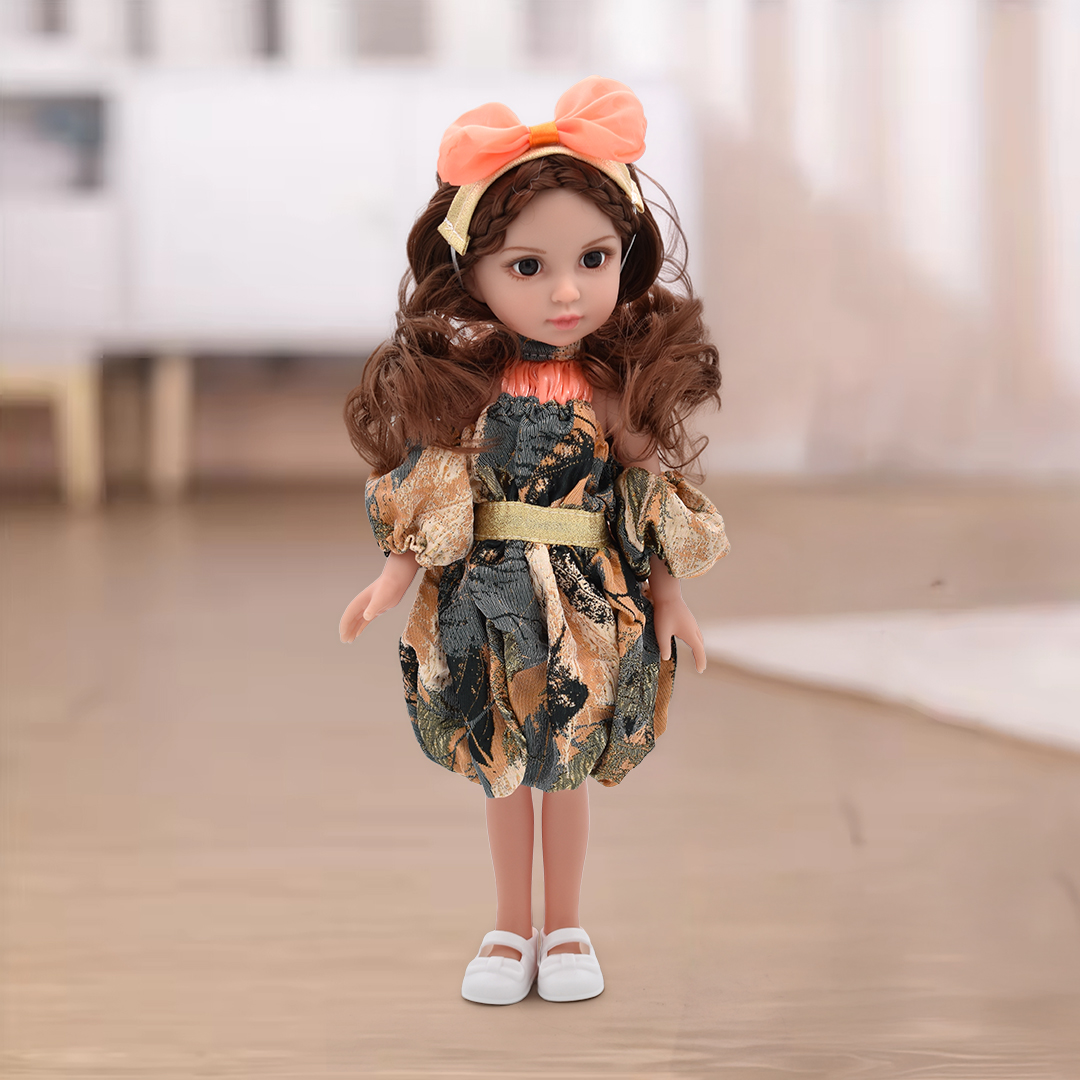  Princess Doll With Hair Tie And Dress - Doll Toys 