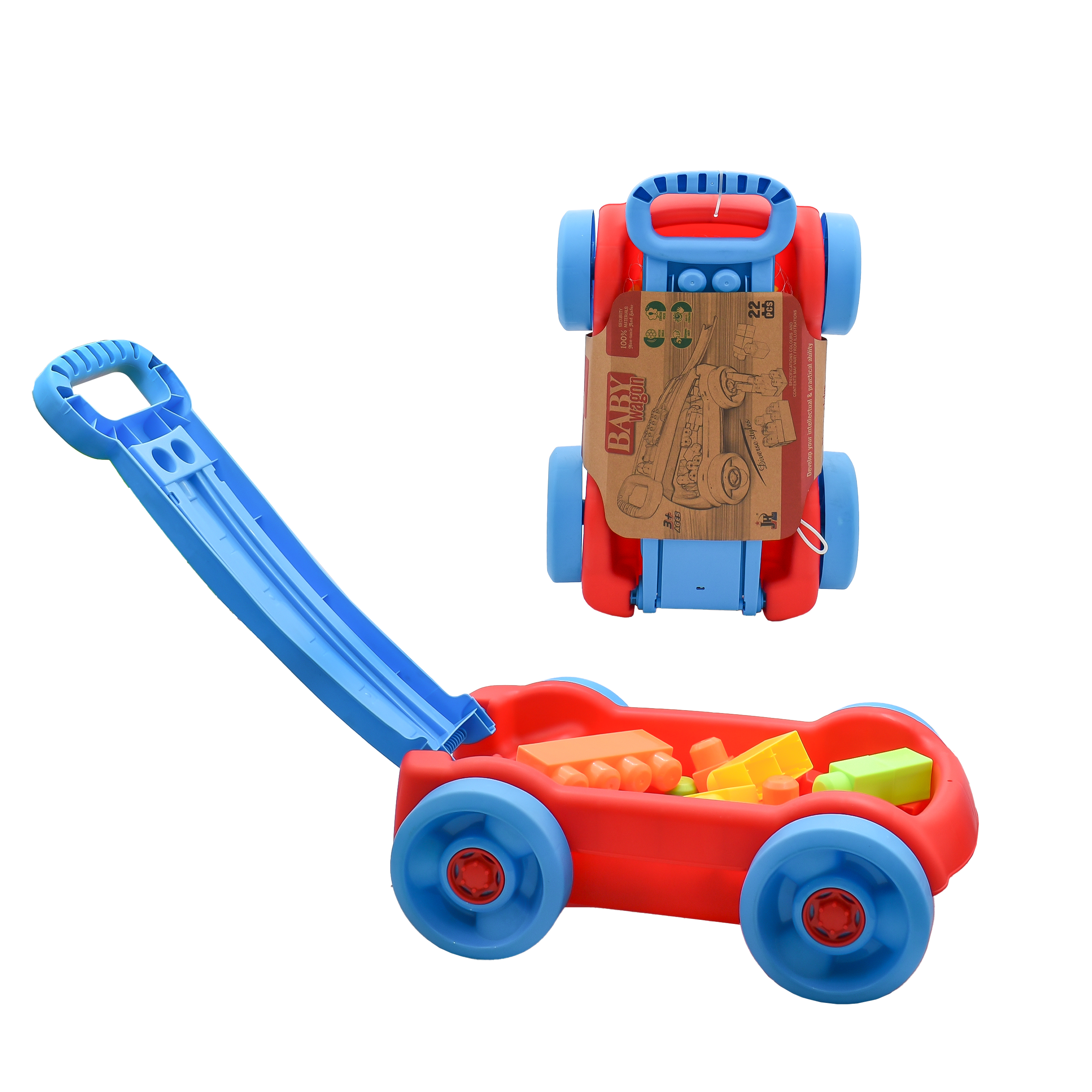  Pieces Cart - 22 Pieces - Building And Assembly Games 