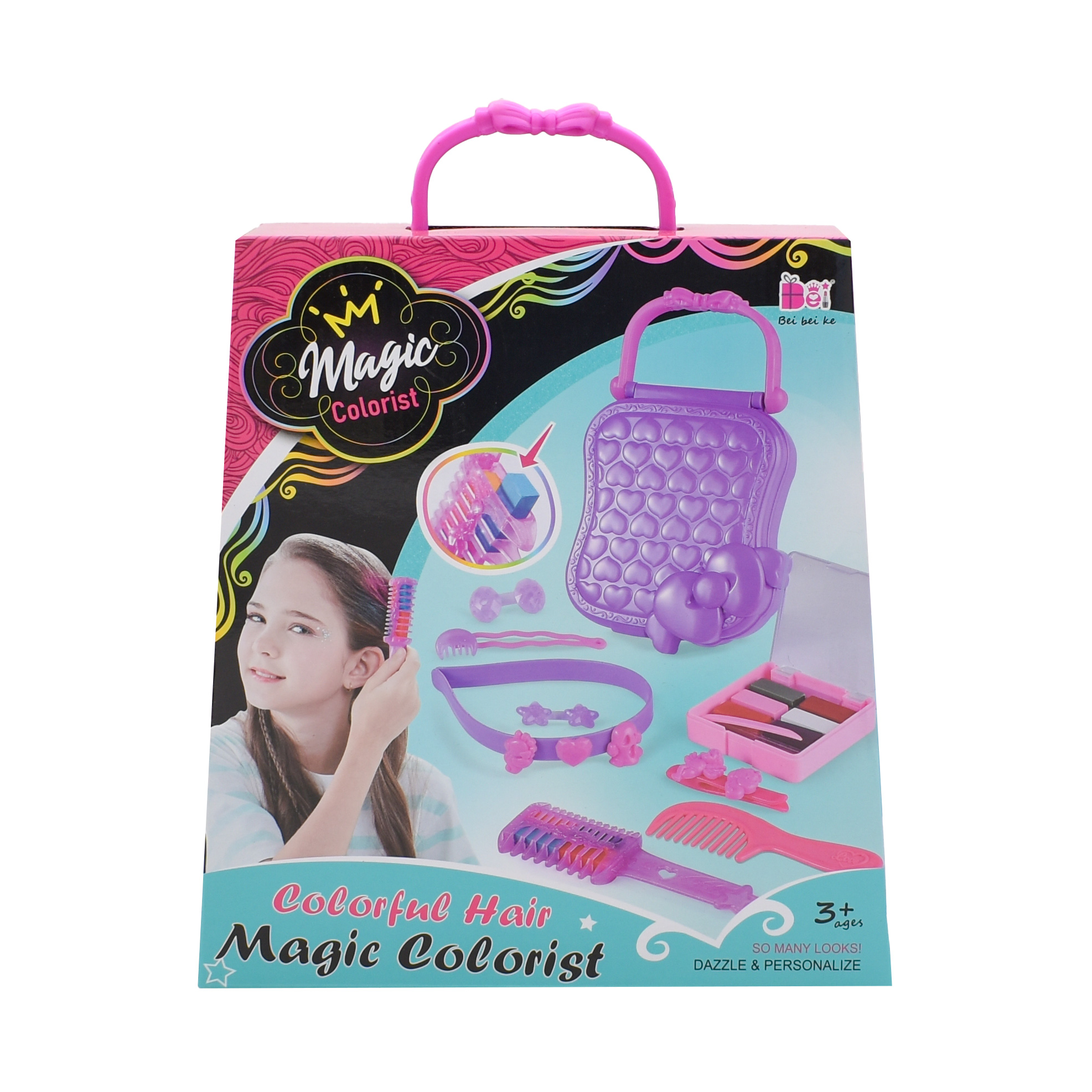  Hair Decoration And Coloring Set For Girls - Makeup Games 