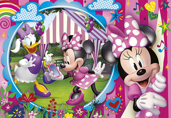  Clementoni Puzzle Disney Minnie Mouse 30 PCS (100x 70 CM) - For Age 3 Years Old Multicolor 
