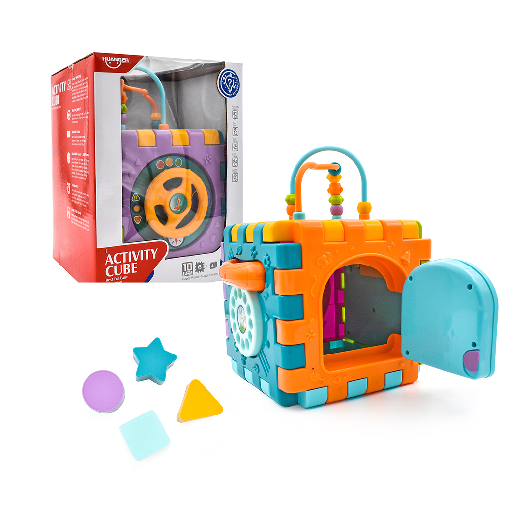 Baby & Toddler Activity Cube 6 In 1 – Toys For 1 – 2 Year Old 