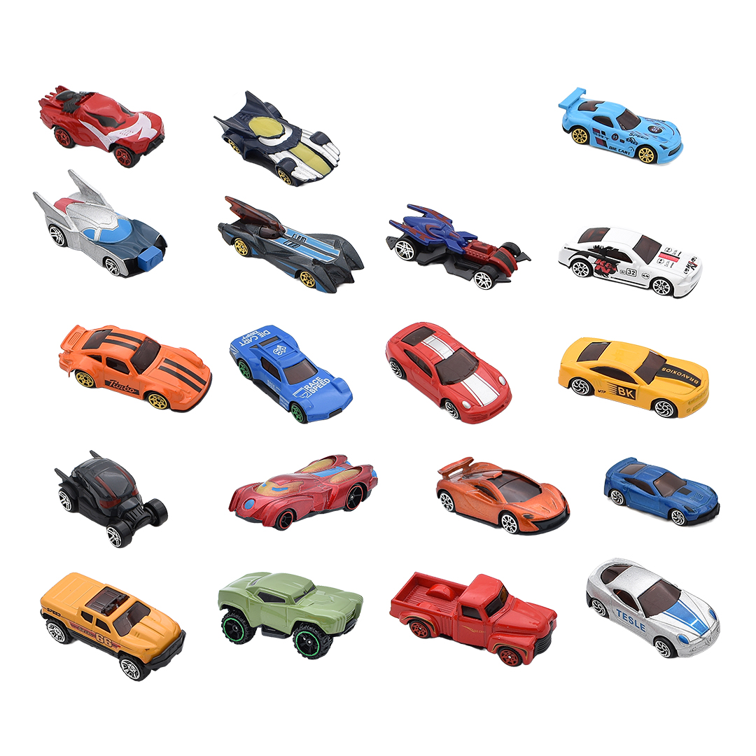  مجموعة سيارات لعب مصبوبة Die-Cast متنوعة - سيارات 