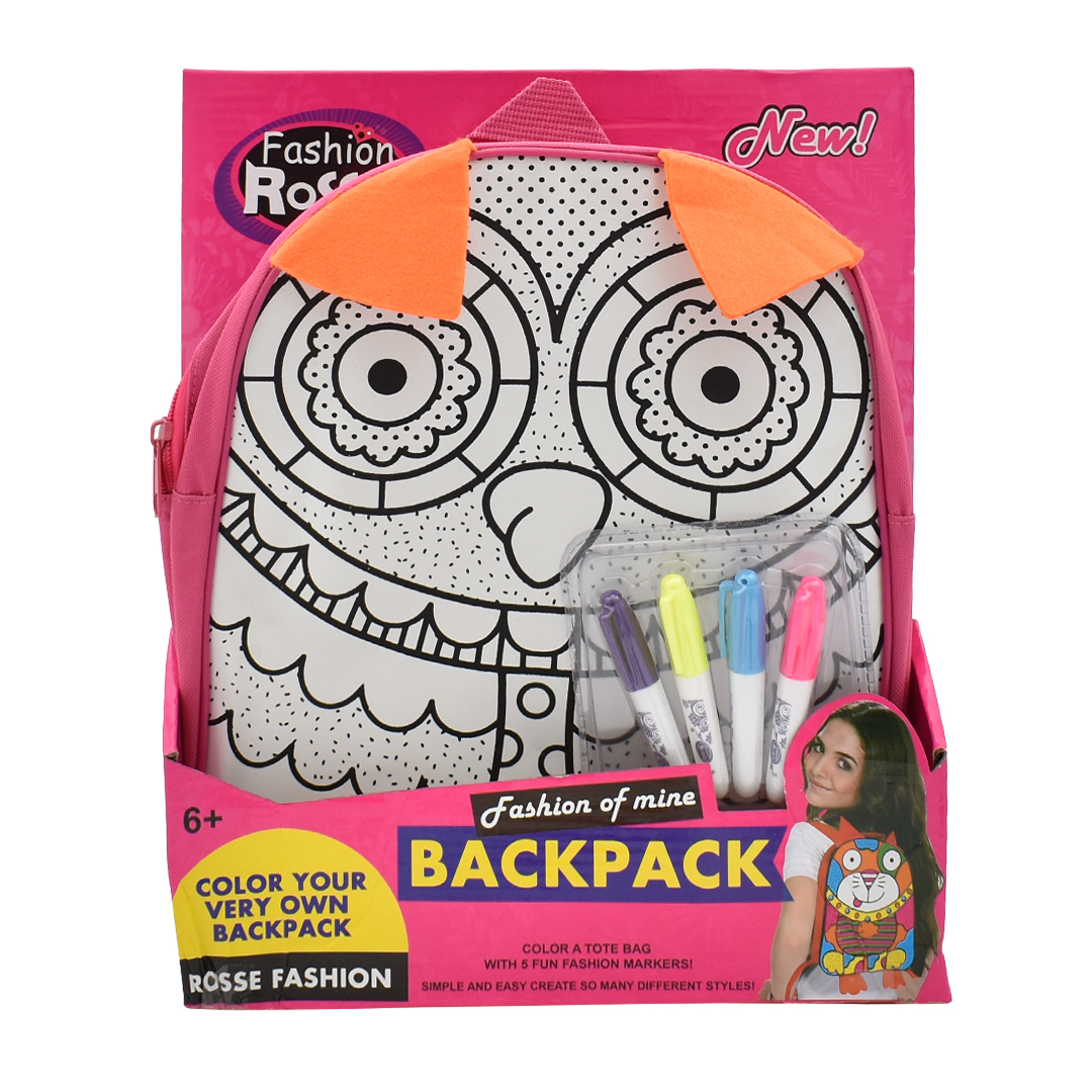  Coloring Bag + 4 Coloring Pens  
