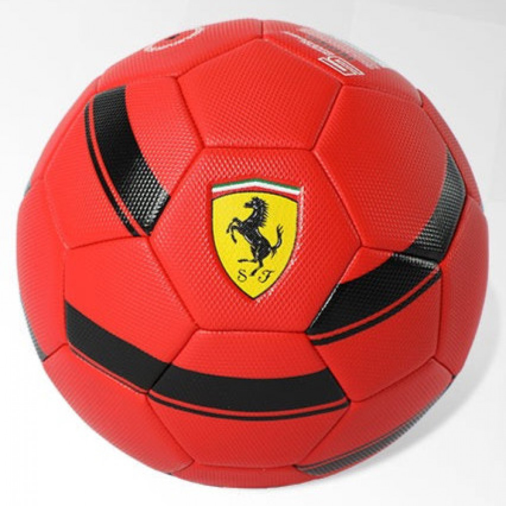  FERRARI PVC SOCCER BALL BLACK/RED-SIZE 5
 