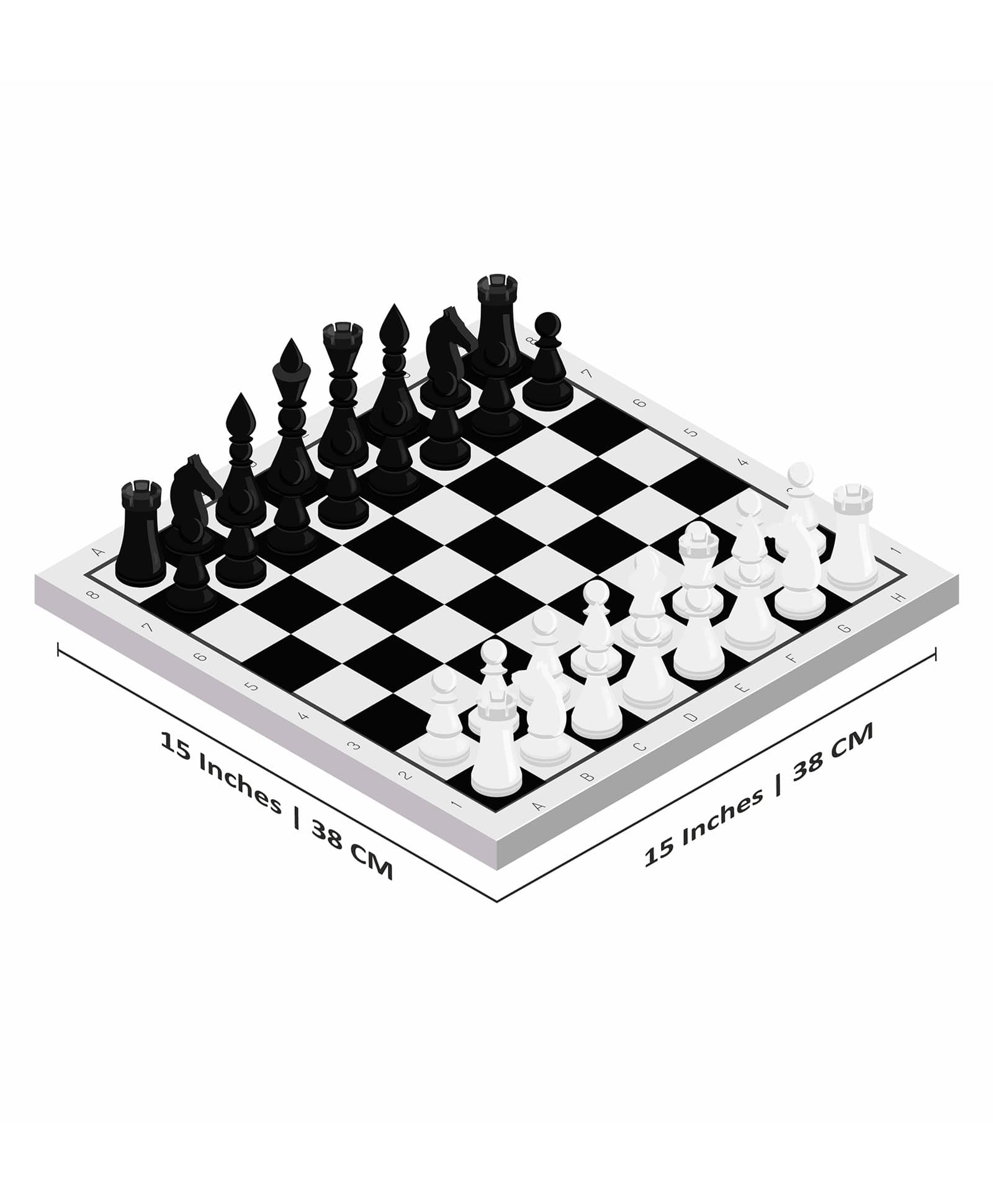  انكيت - لعبة شطرنج - 40×40 سم - العاب لوحية تعليمية 