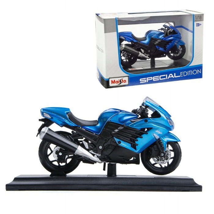 نموذج دراجة نارية مصبوب من المعدن من مايستو، إصدار خاص، كاواساكي نينجا ZX-14R، بمقياس 1:18 