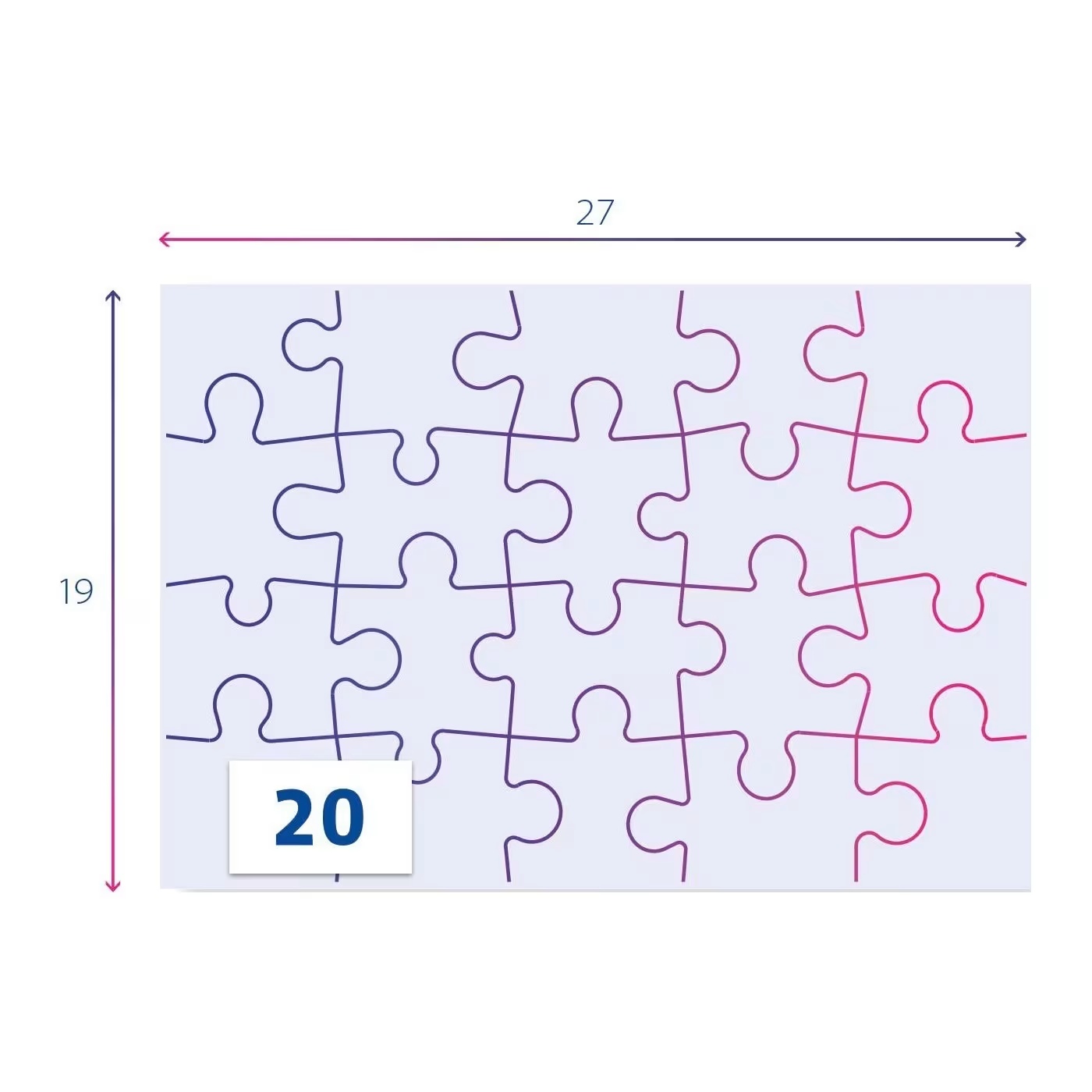  أحجية كليمنتوني للأطفال سوبر كلر باو باترول 2 × 20 قطعة 