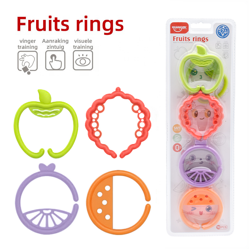  Fruit Rings Game - 16 Pieces - Jigsaw Puzzles 