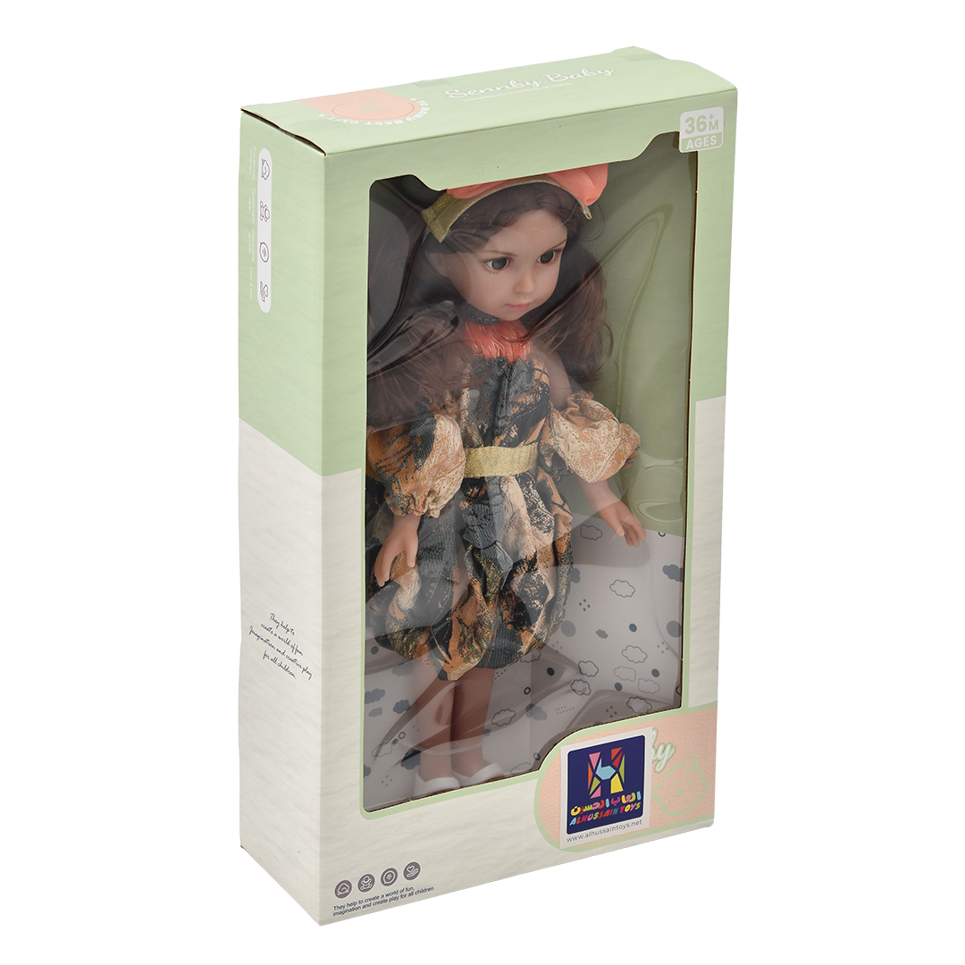  Princess Doll With Hair Tie And Dress - Doll Toys 