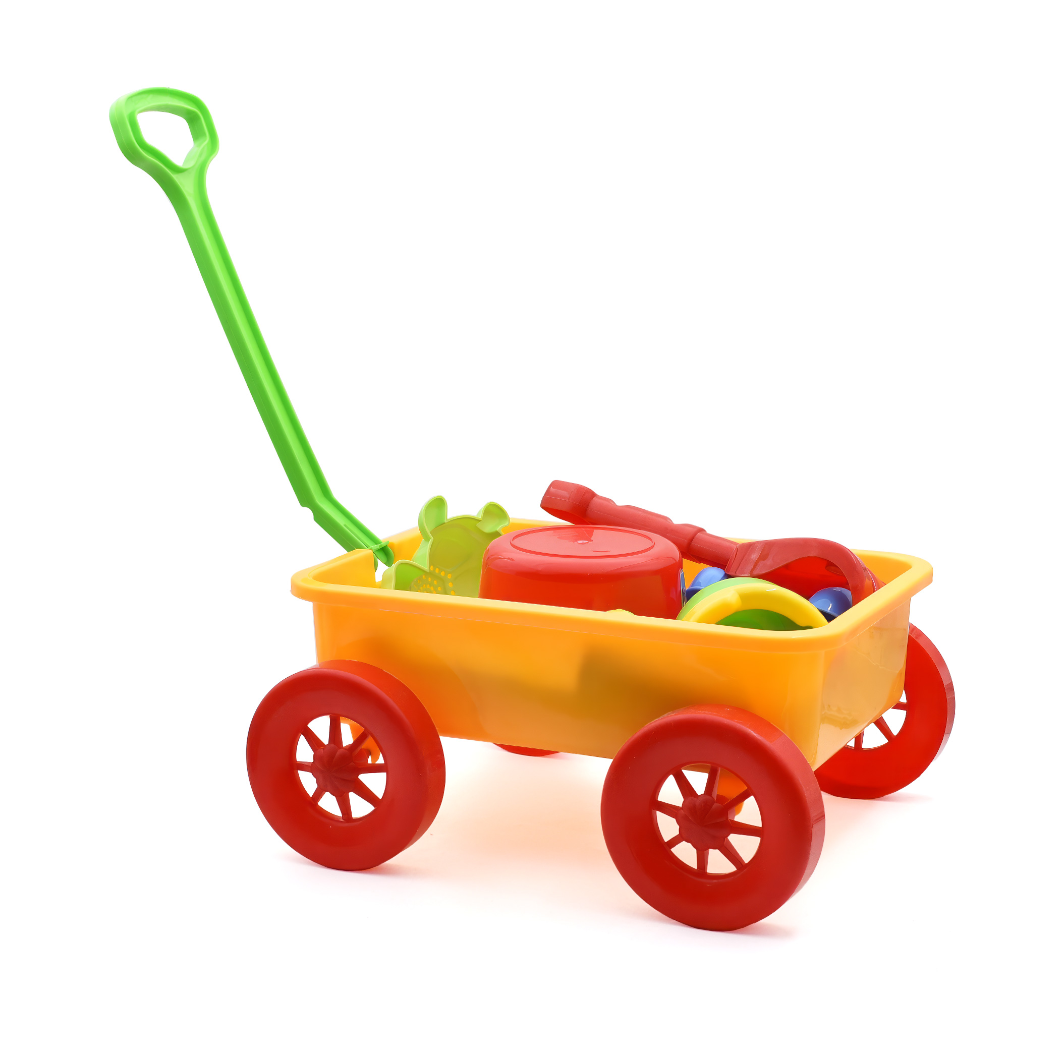  Beach Wagon Toy with Accessories - 7 Pieces 