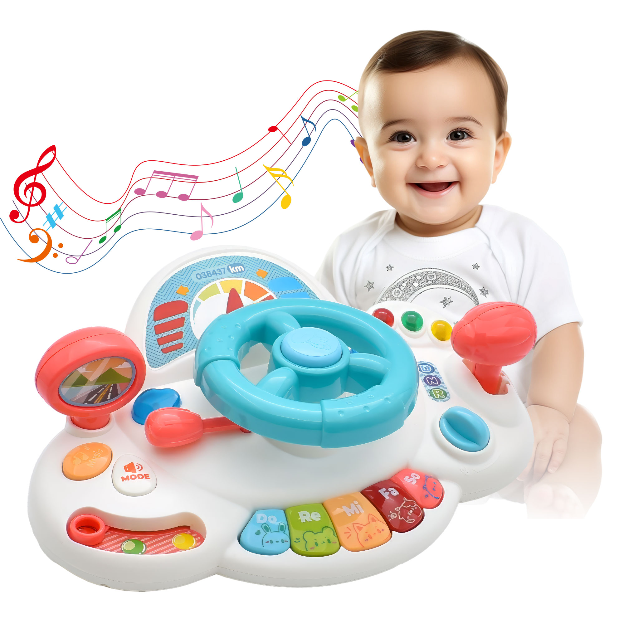  Driving Simulator Wheel - Baby Games 