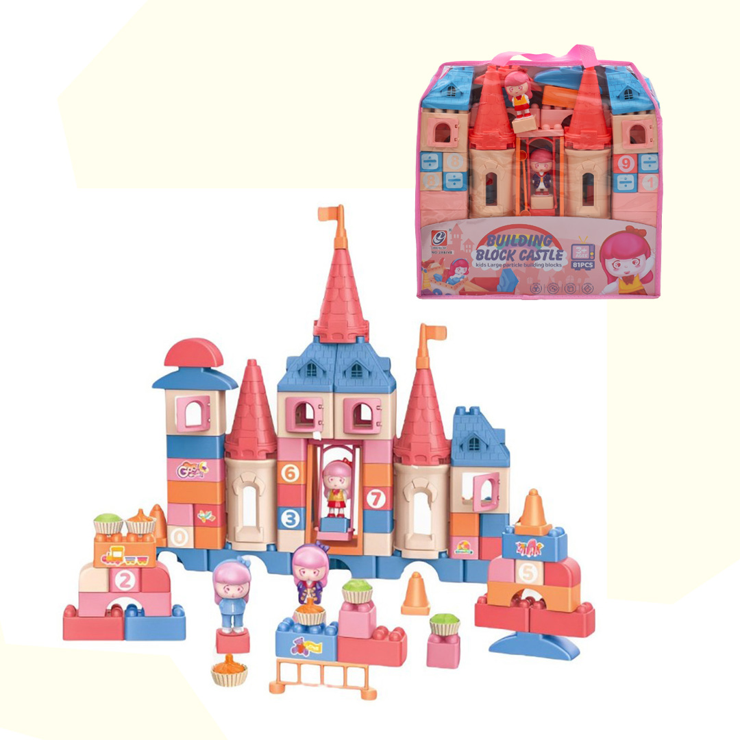  Assembly Pieces Set - Castle Theme - 81 Pieces 