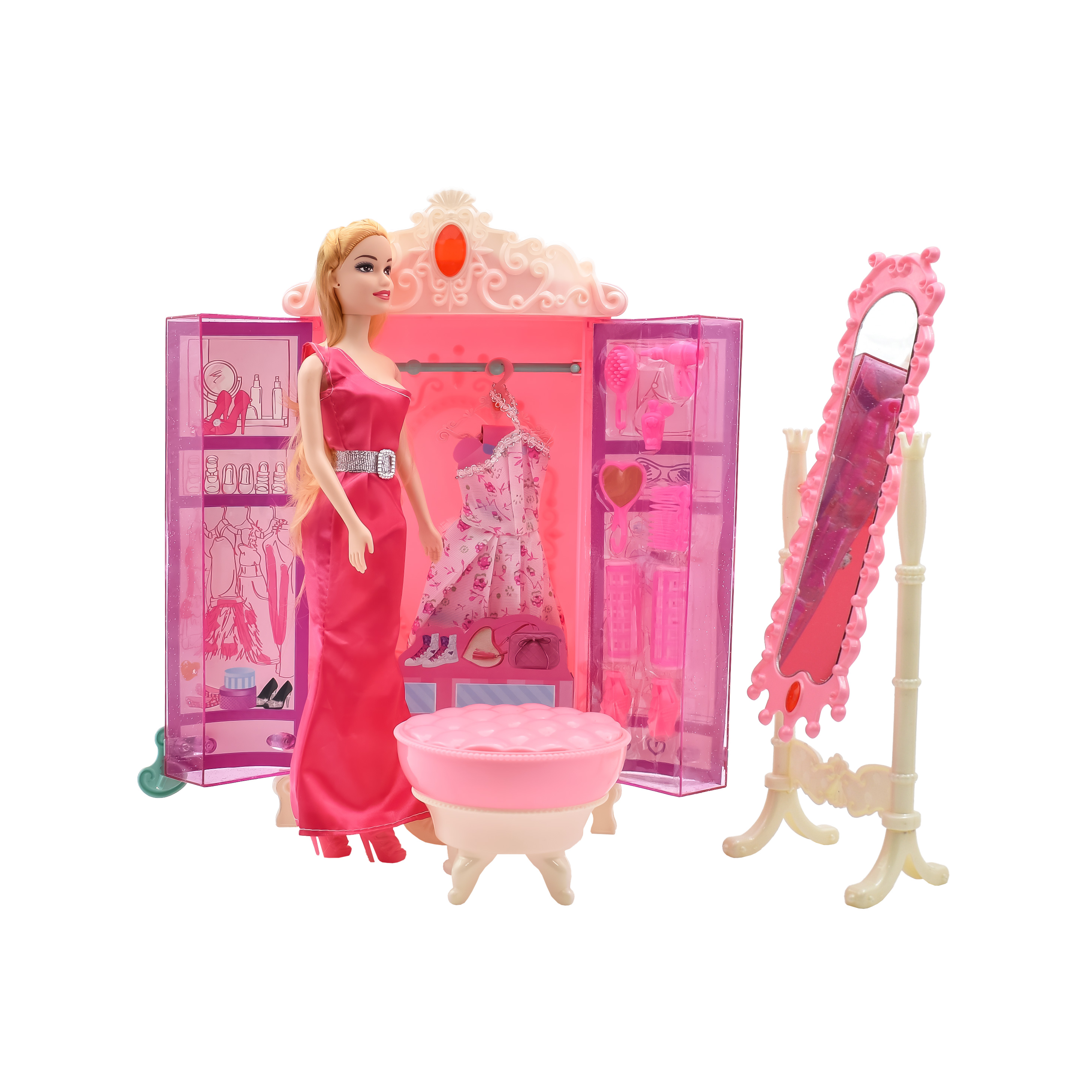  Princess bedroom set complete with accessories 