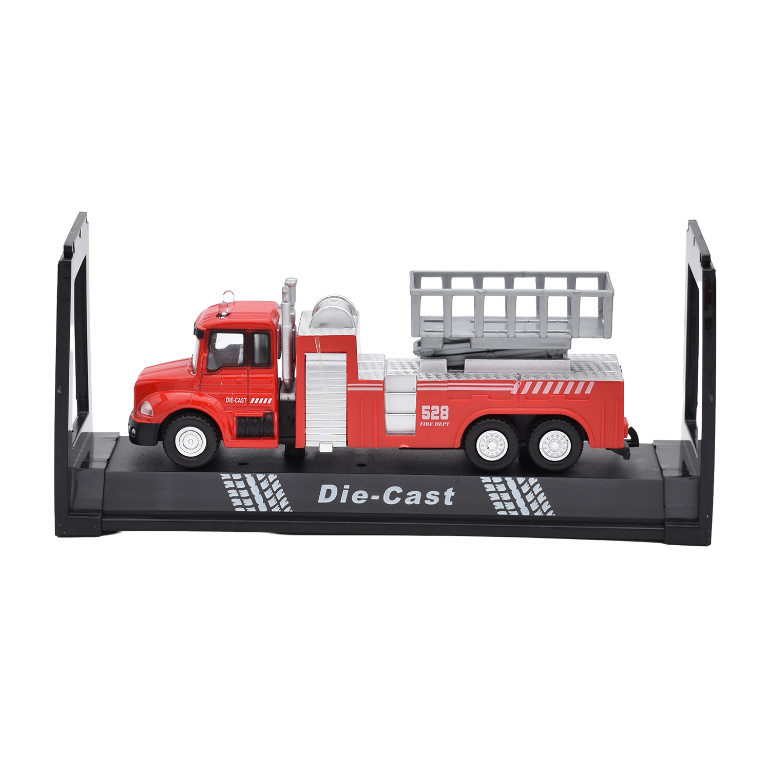  شاحنة إطفاء معدنية بمنصة رفع قابلة للتمدد - ألعاب سيارات 