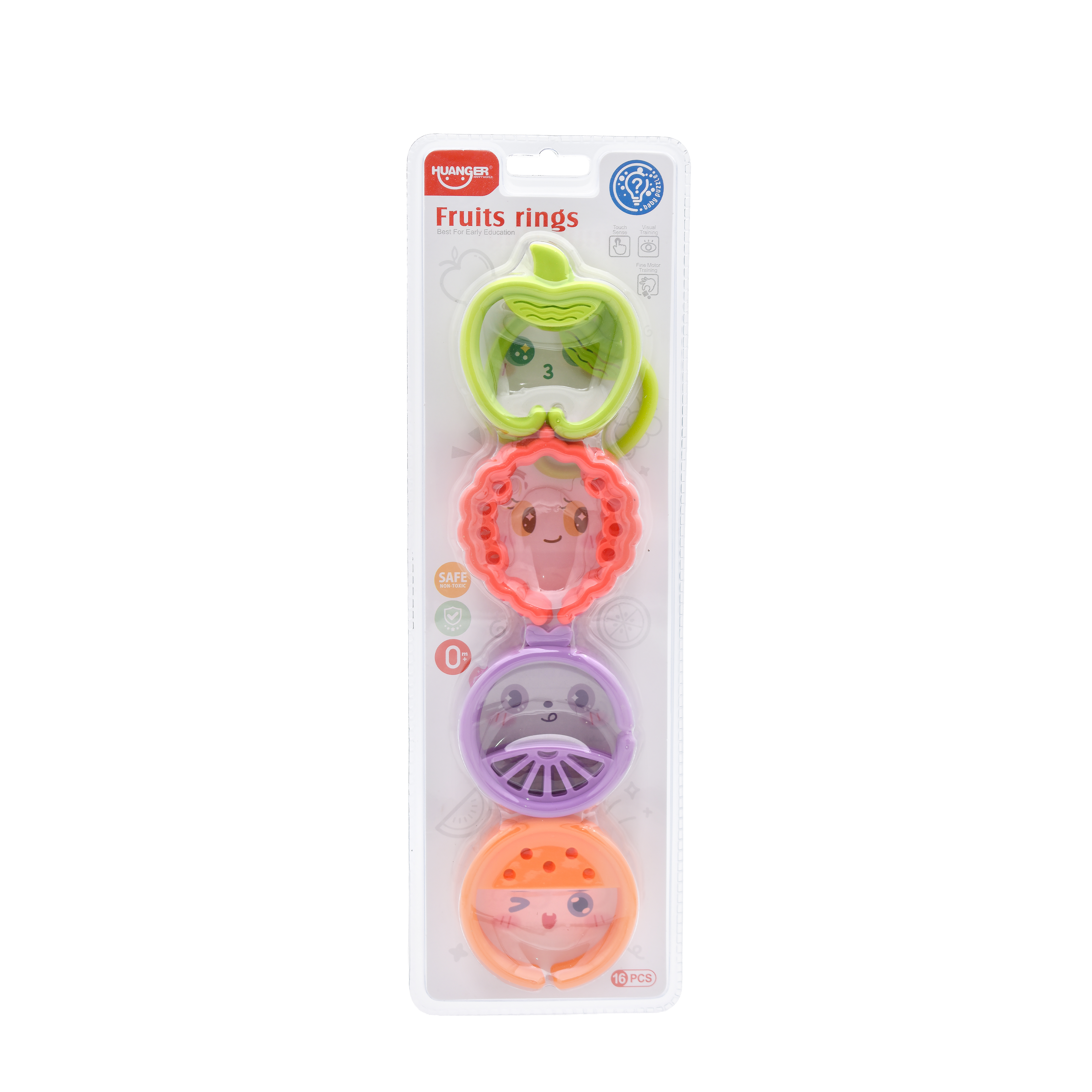  Fruit Rings Game - 16 Pieces - Jigsaw Puzzles 