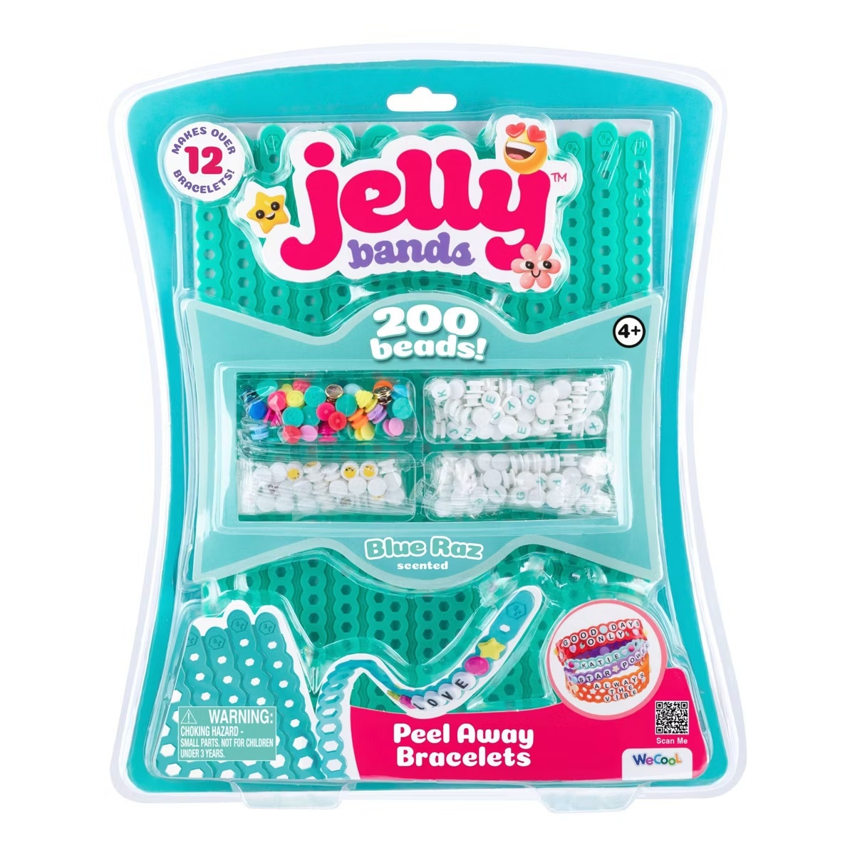  مجموعة WeCool Jelly Bands لصنع أساور يدوية سهلة التقشير - رائحة حلوي القطن 