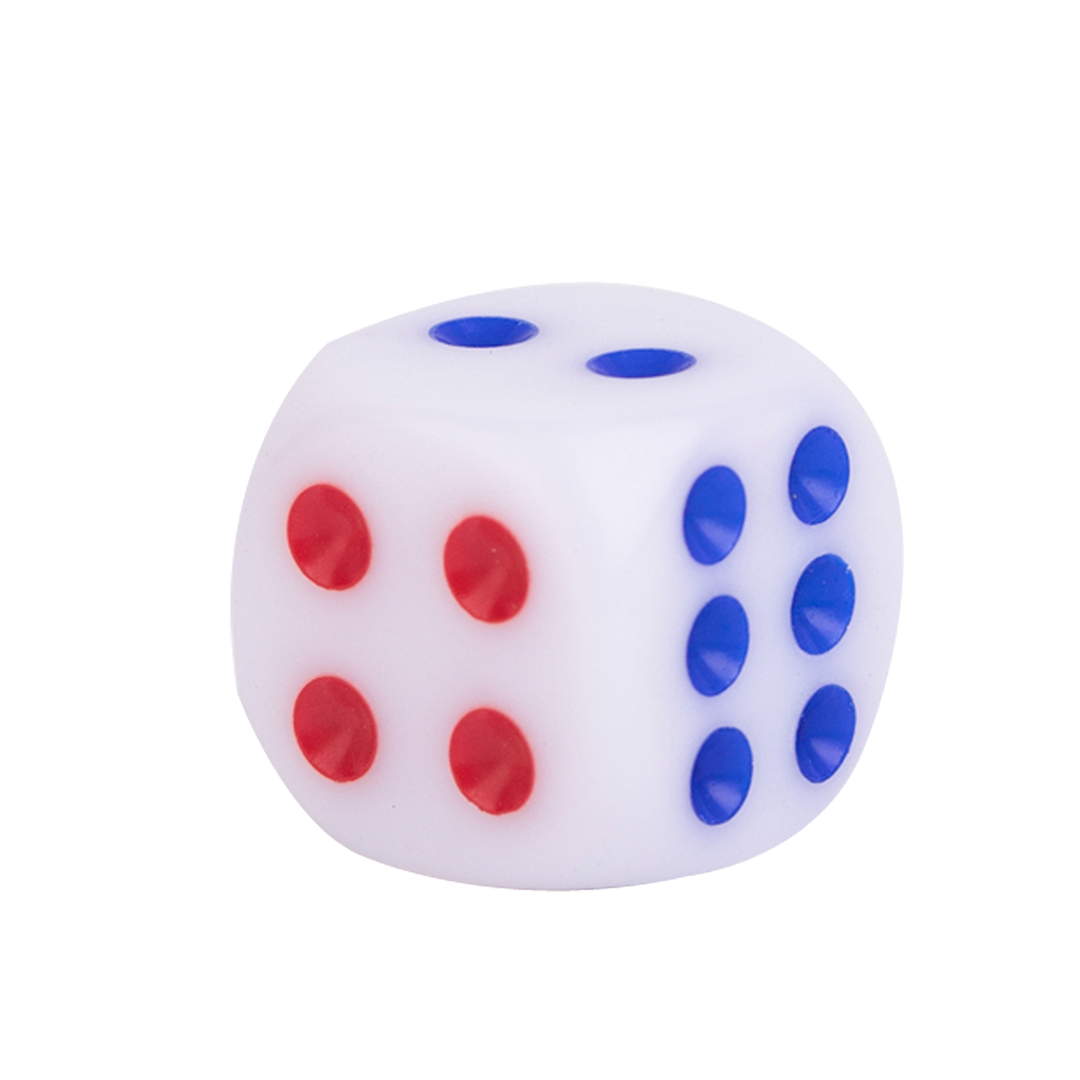  12-Piece Standard Game Dice White 