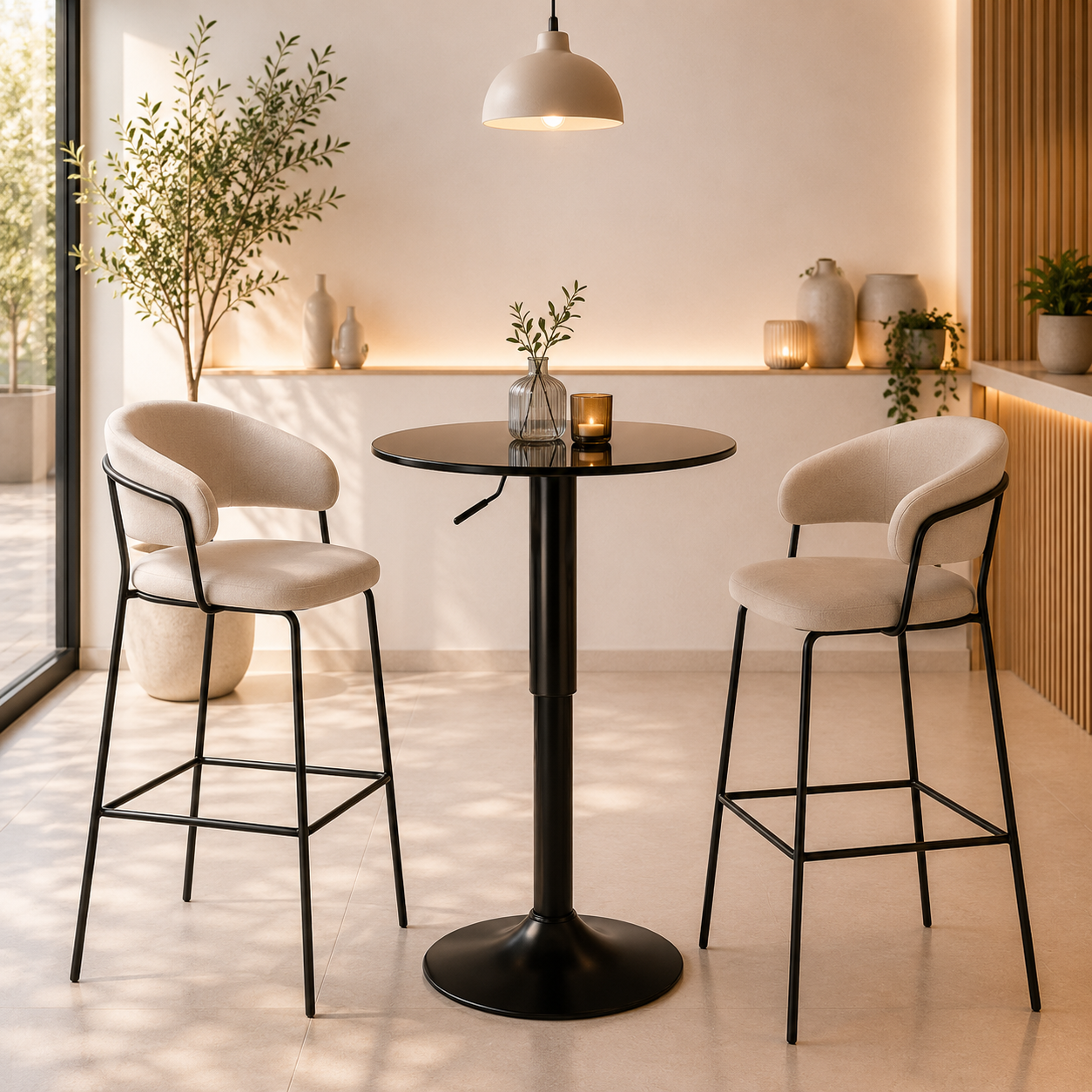  طاولة كافيه زجاج  60*60 