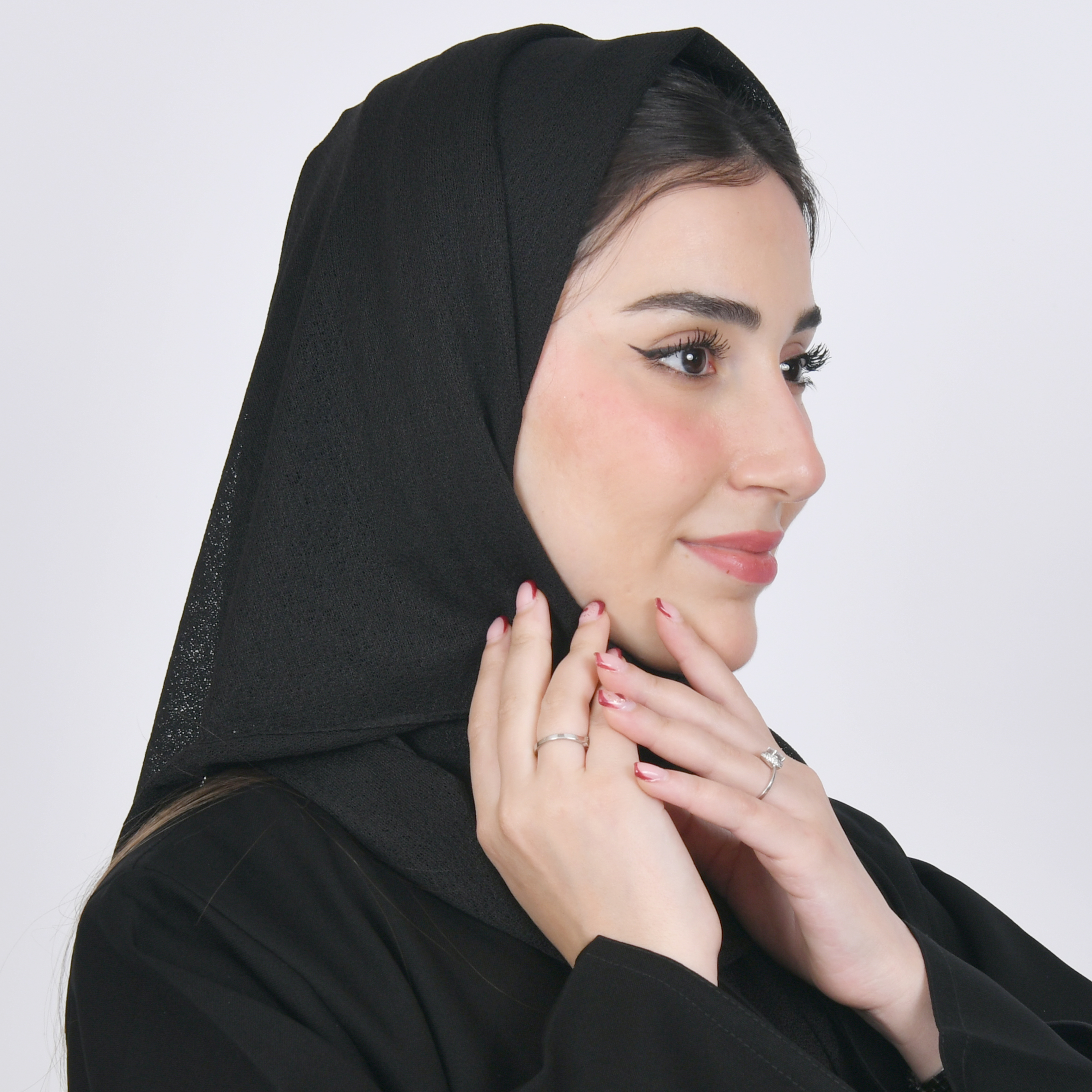  طرحه شاش بلون الاسود 