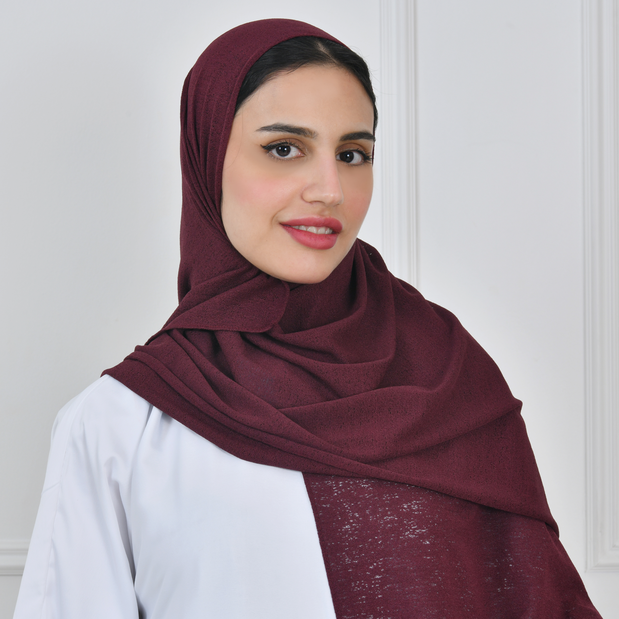  طرحه شاش عنابي  