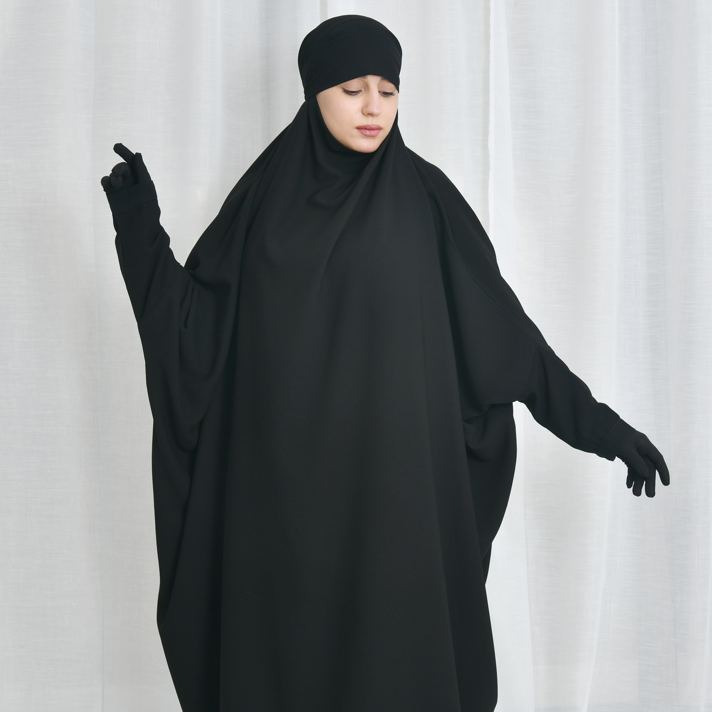  خمار بقطعتين عملي ومريح 