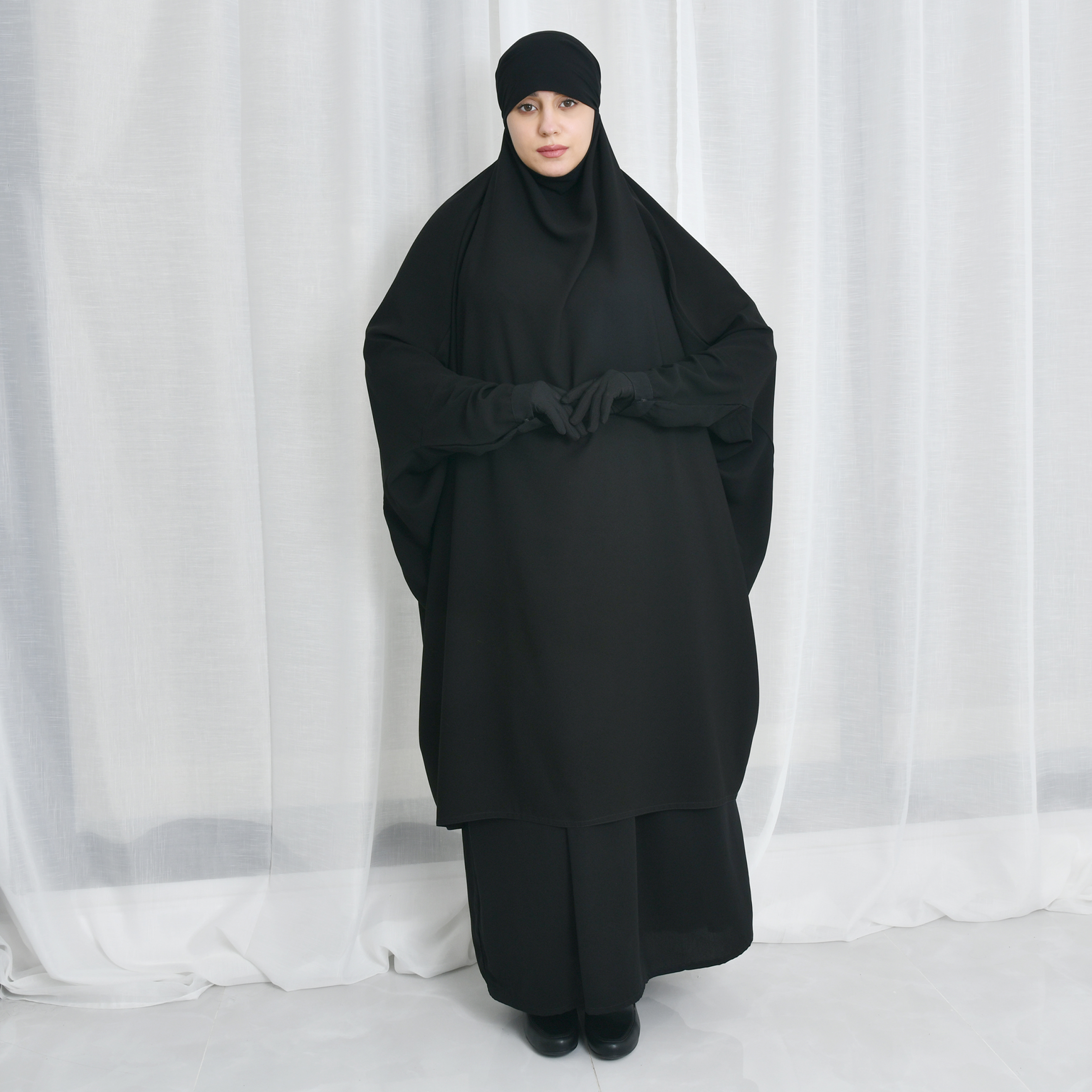  خمار بقطعتين عملي ومريح 