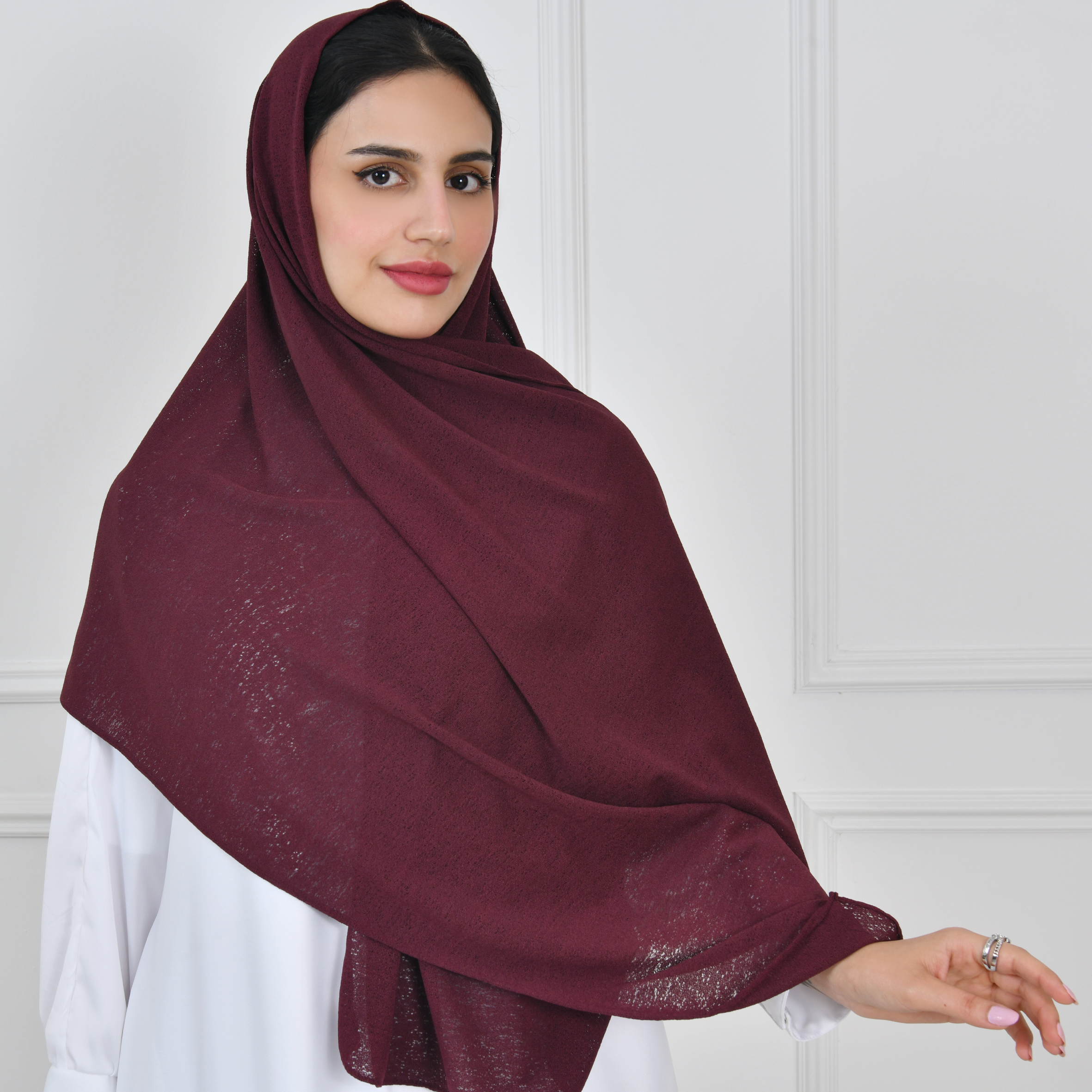  طرحه شاش عنابي  
